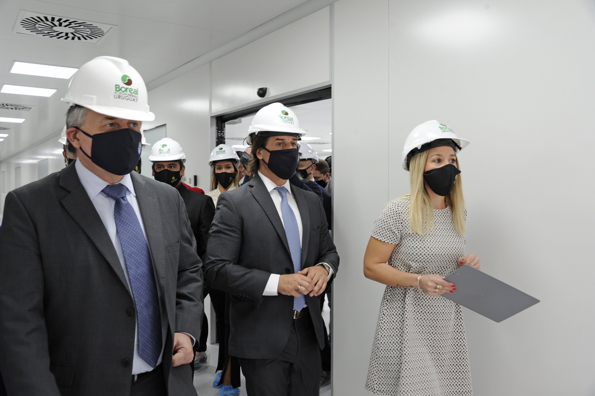 Presidente Luis Lacalle Pou encabezó inauguración de la planta de la empresa Boreal