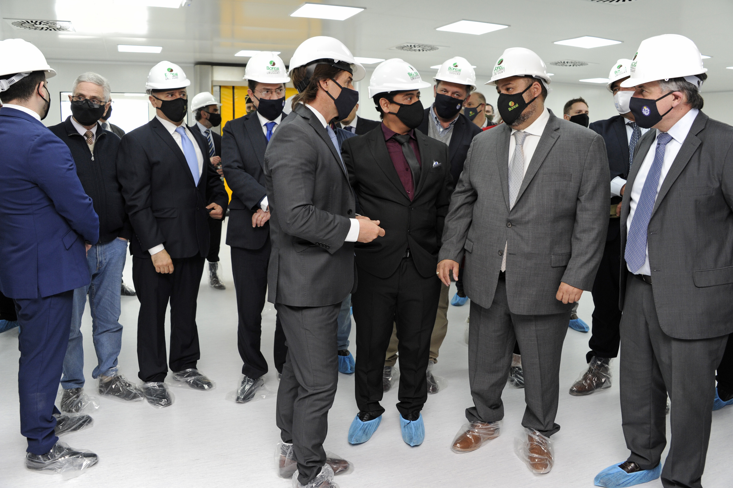 Presidente Luis Lacalle Pou encabezó inauguración de la planta de la empresa Boreal