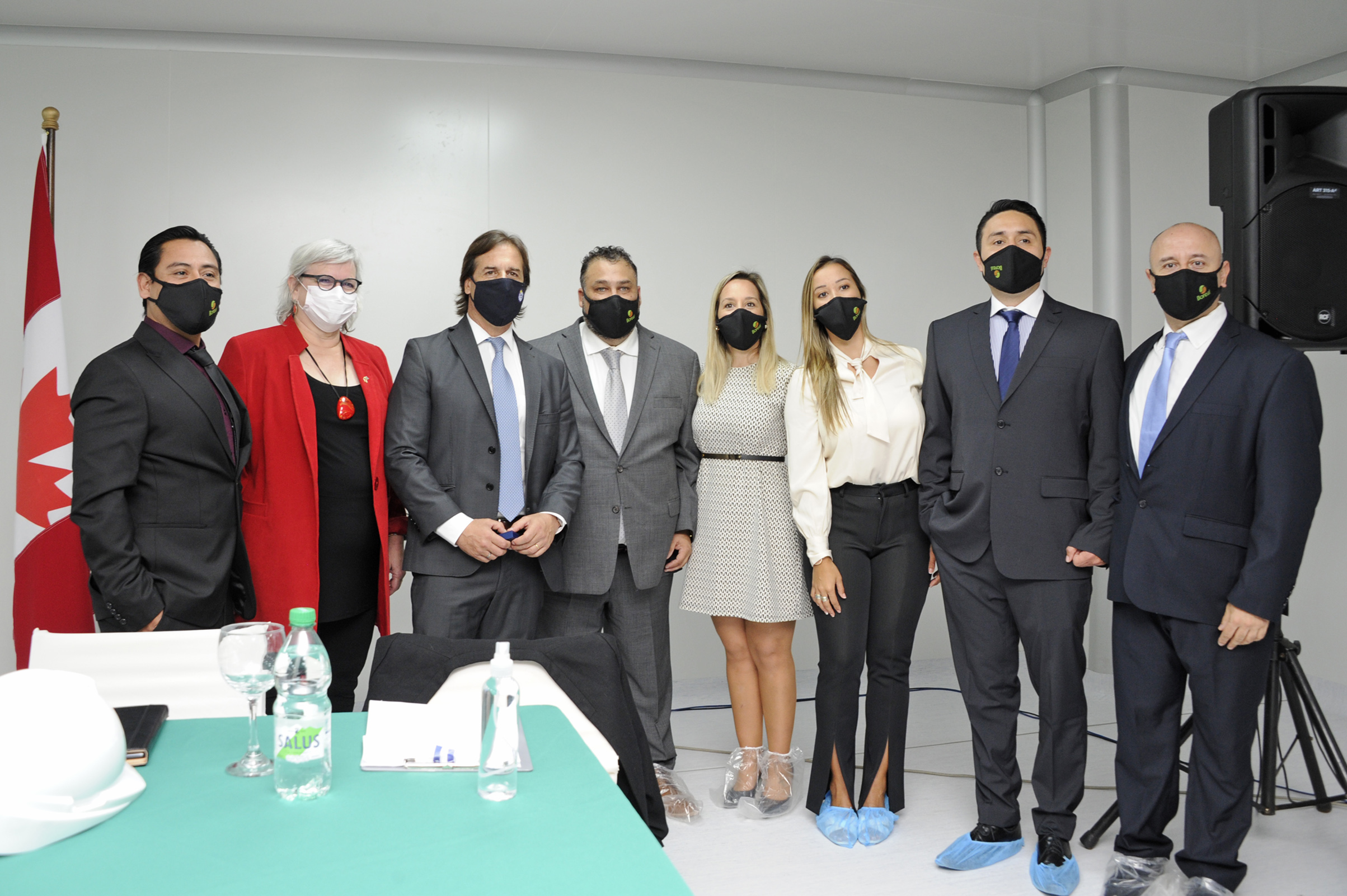 Presidente Luis Lacalle Pou encabezó inauguración de la planta de la empresa Boreal