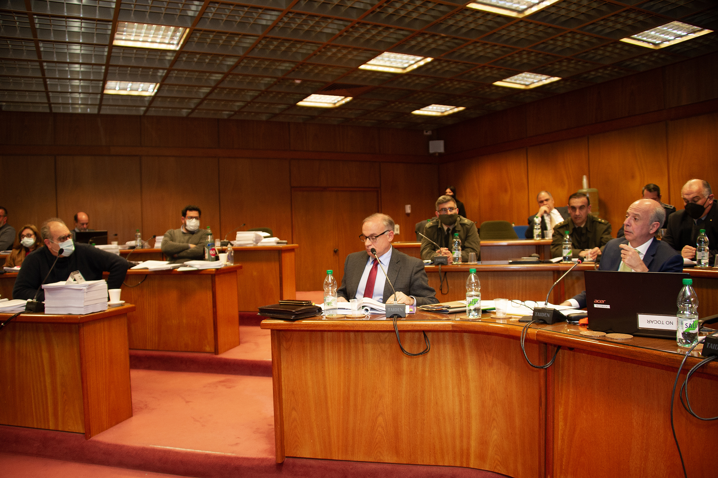 Comparecimiento del ministro de Defensa Nacional, Javier García, en la Comisión de Presupuesto del Parlamento