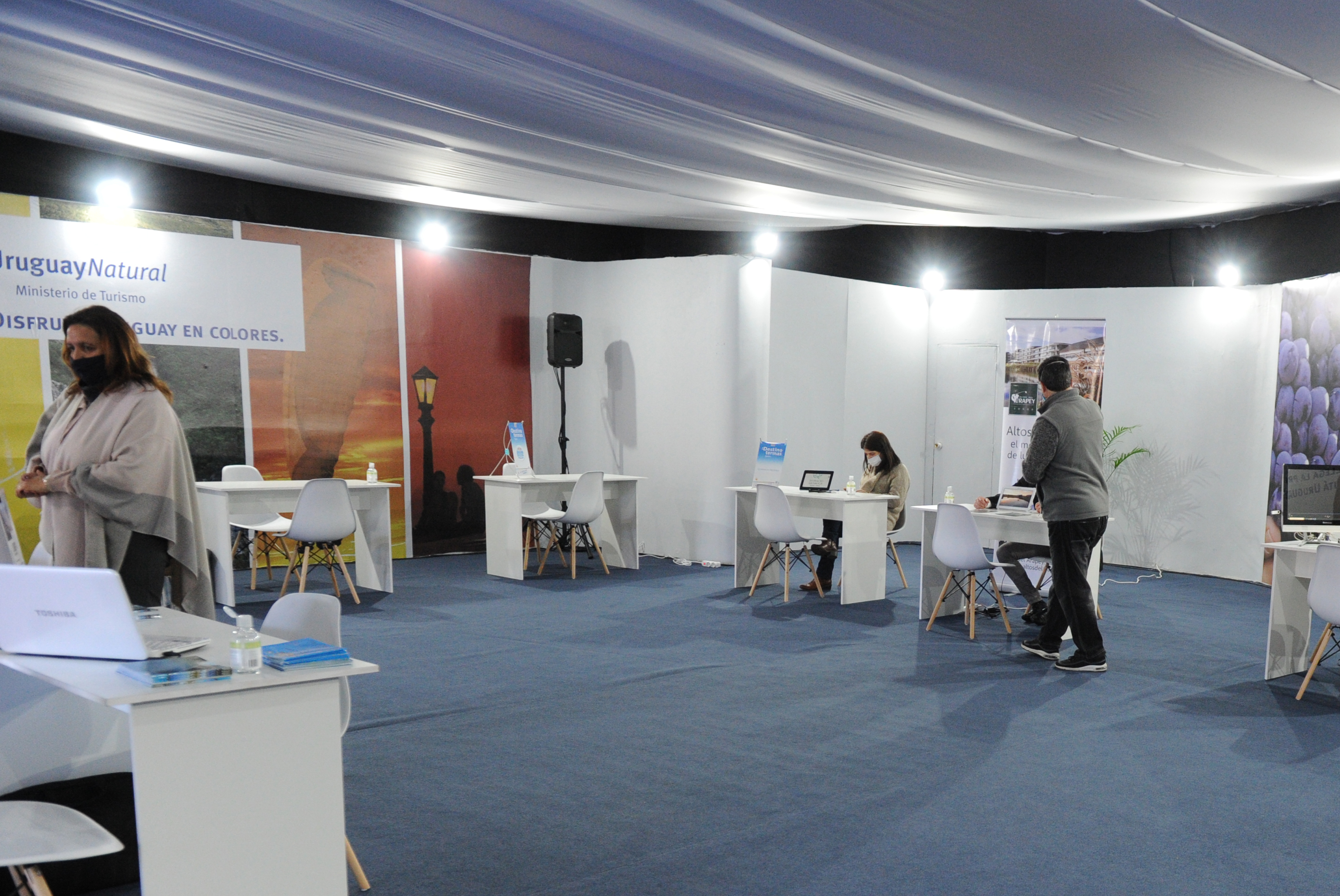 Stand del Ministerio de Turismo en la Expo Prado 2020