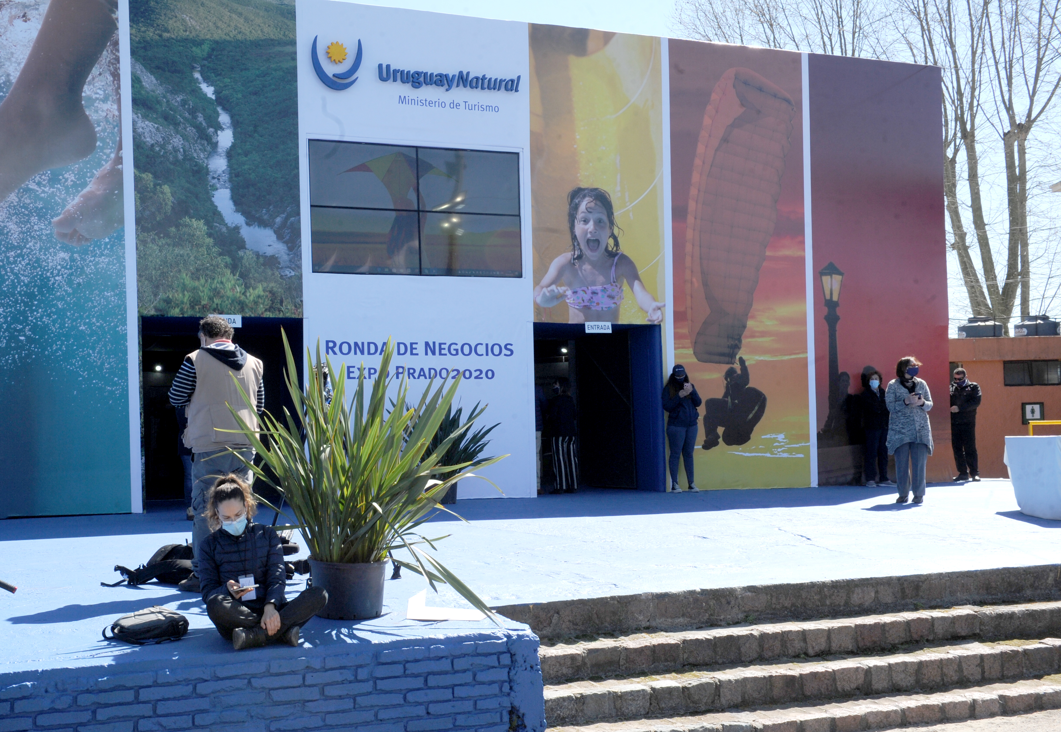 Stand del Ministerio de Turismo en la Expo Prado 2020