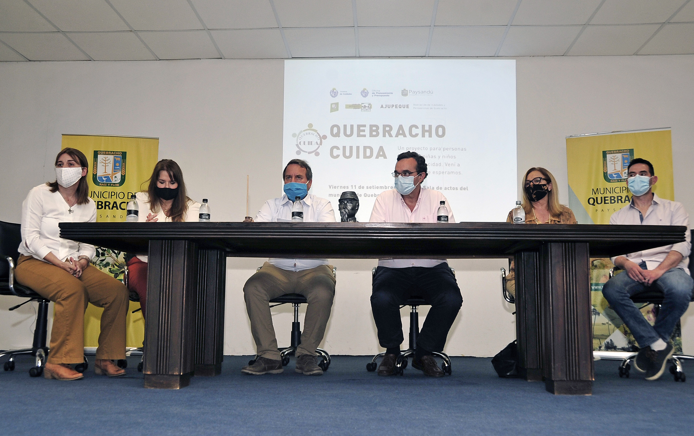 Lanzamiento del espacio multimodal Quebracho Cuida, proyecto del Sistema Nacional de Cuidados con la participación del programa Municipios que Cuidan