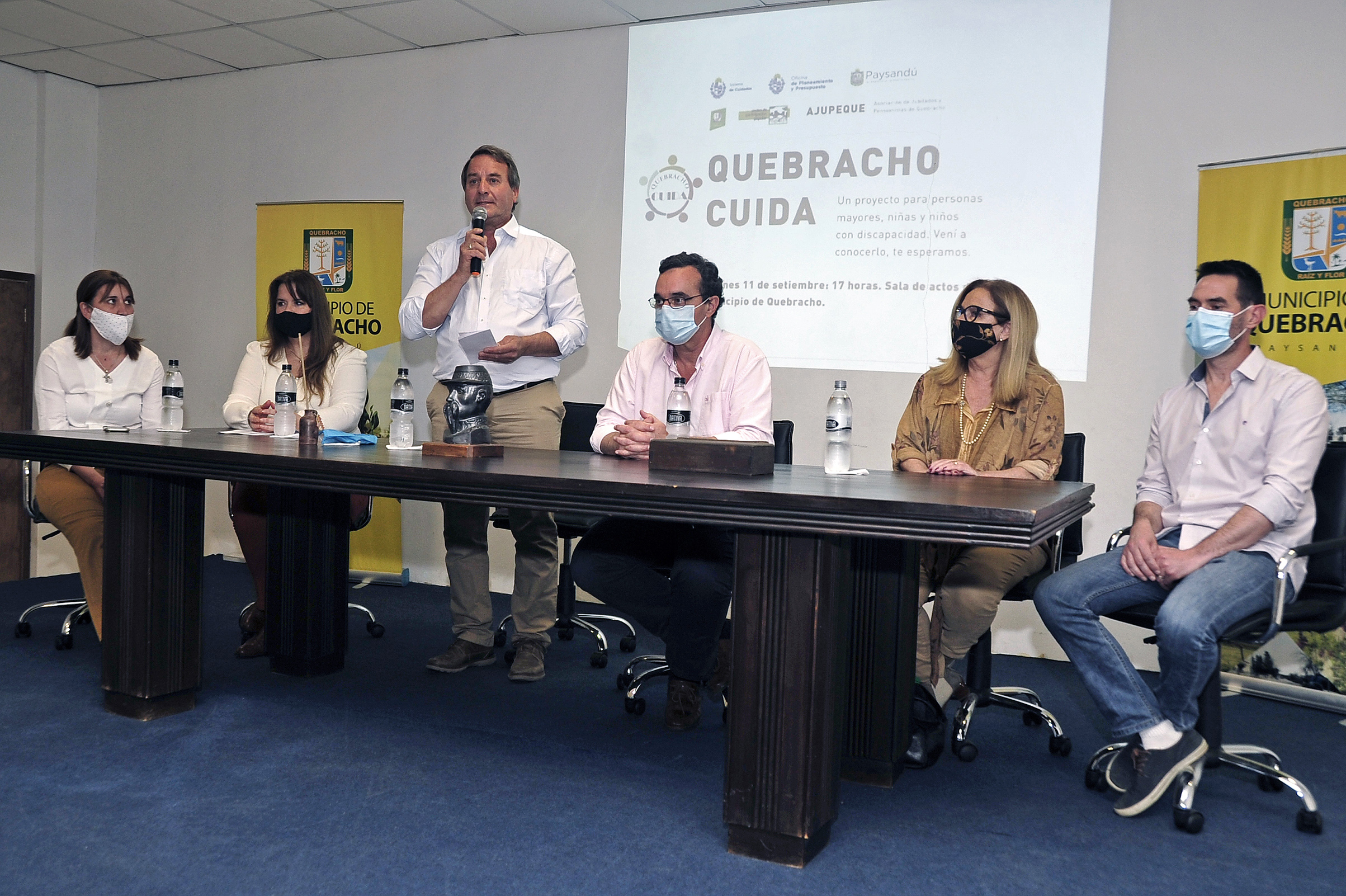 Lanzamiento del espacio multimodal Quebracho Cuida, proyecto del Sistema Nacional de Cuidados con la participación del programa Municipios que Cuidan