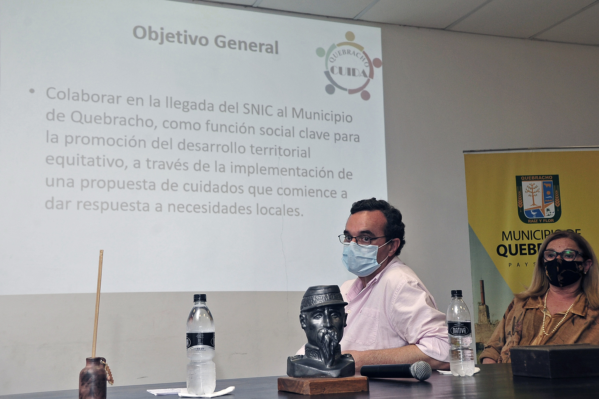 Lanzamiento del espacio multimodal Quebracho Cuida, proyecto del Sistema Nacional de Cuidados con la participación del programa Municipios que Cuidan