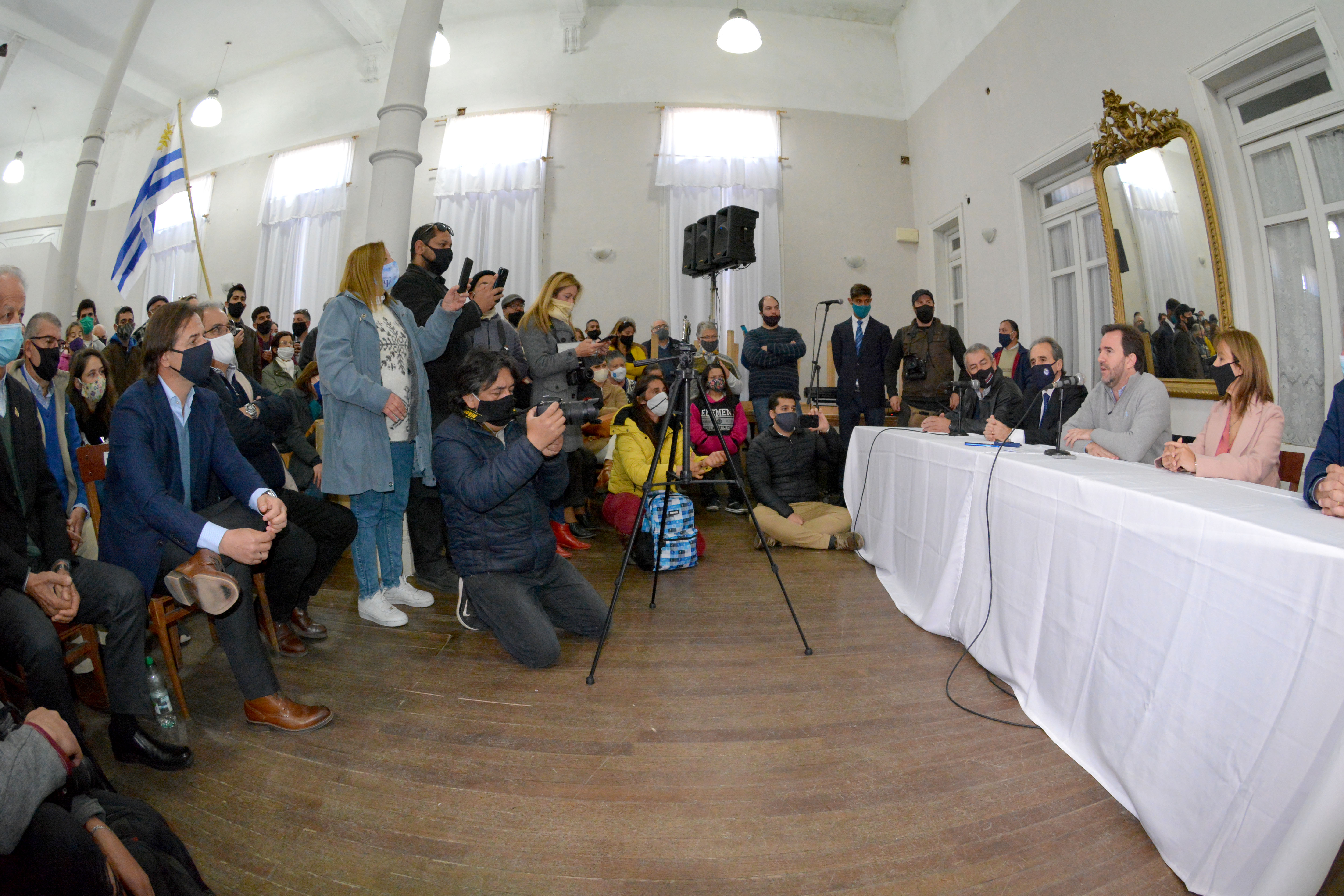 Presidente Luis Lacalle Pou participa de la presentación del proyecto para construir un hotel cinco estrellas con casino