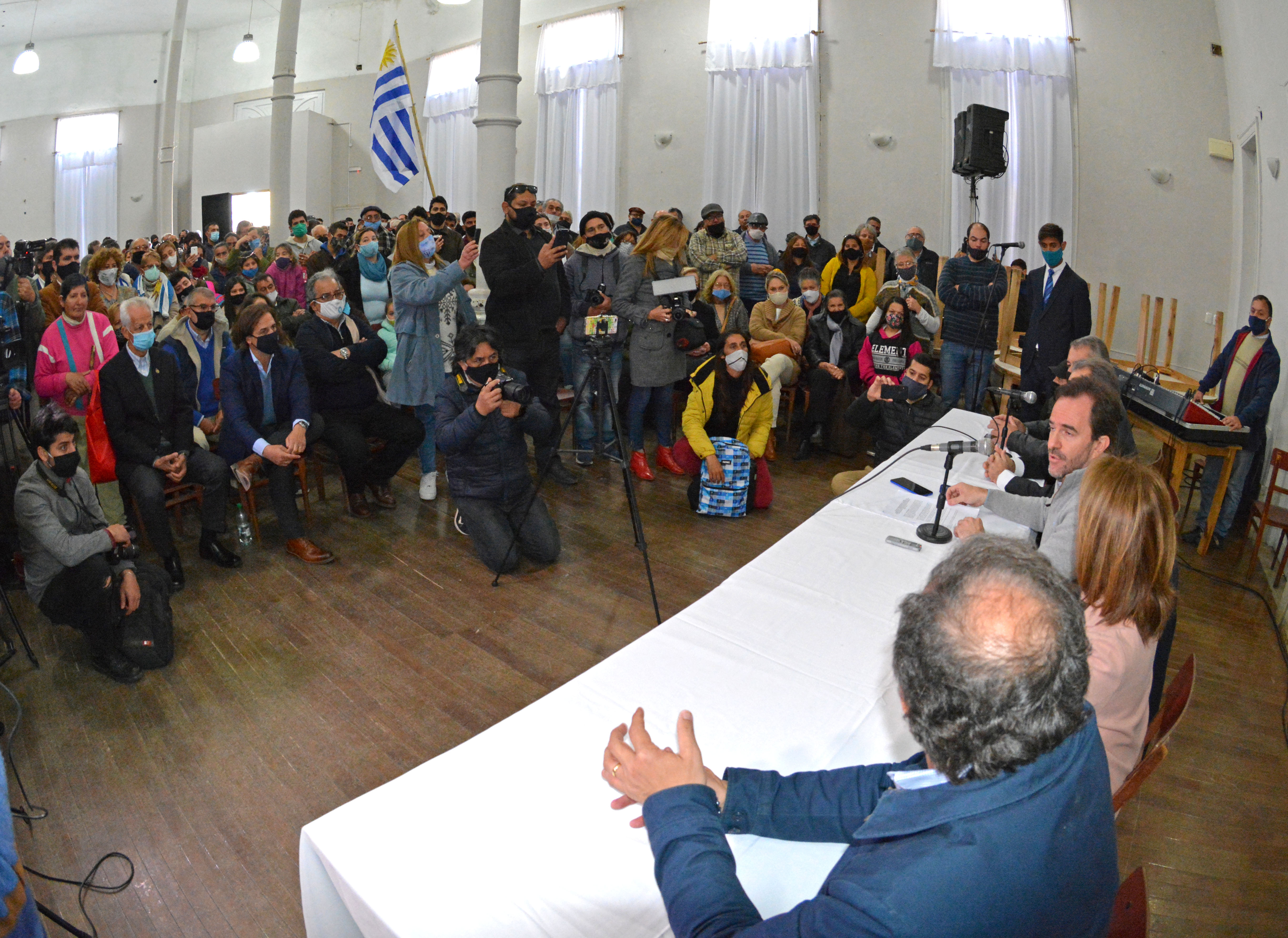 Presidente Luis Lacalle Pou participa de la presentación del proyecto para construir un hotel cinco estrellas con casino