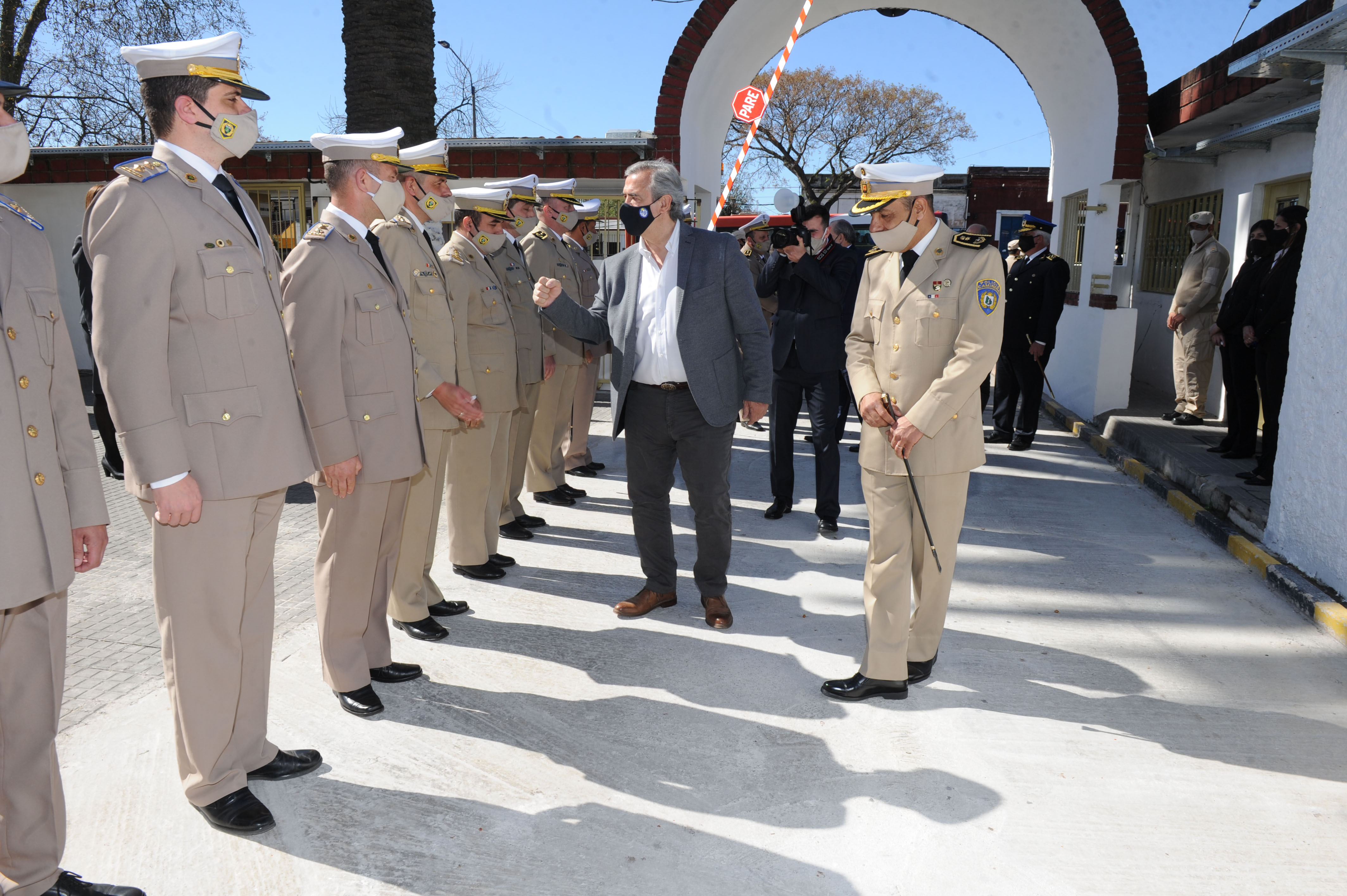 Ministro del Interior Jorge Larrañaga, encabezó conmemoración del 66.° aniversario de Dirección Nacional de Policía Caminera