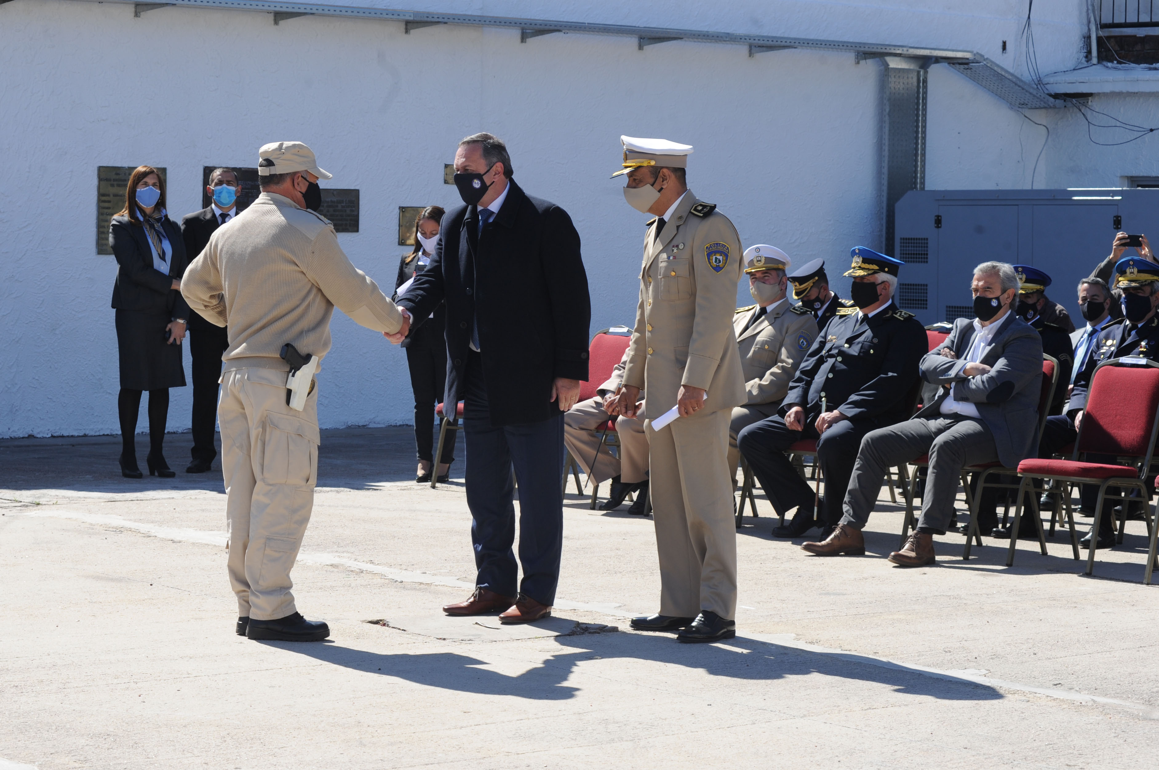 Ministro del Interior Jorge Larrañaga, encabezó conmemoración del 66.° aniversario de Dirección Nacional de Policía Caminera