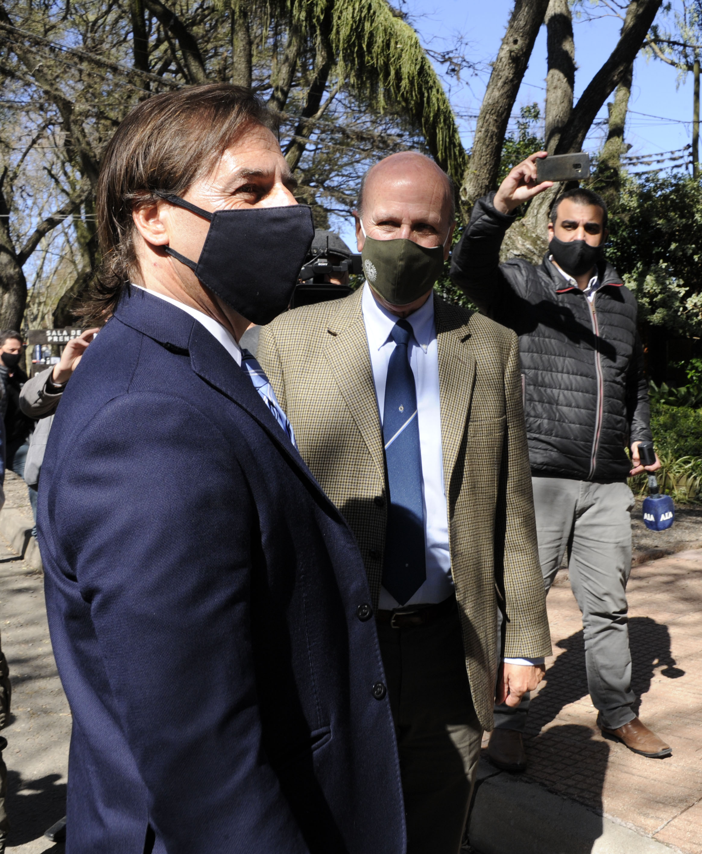 Lacalle Pou en la Expo Prado