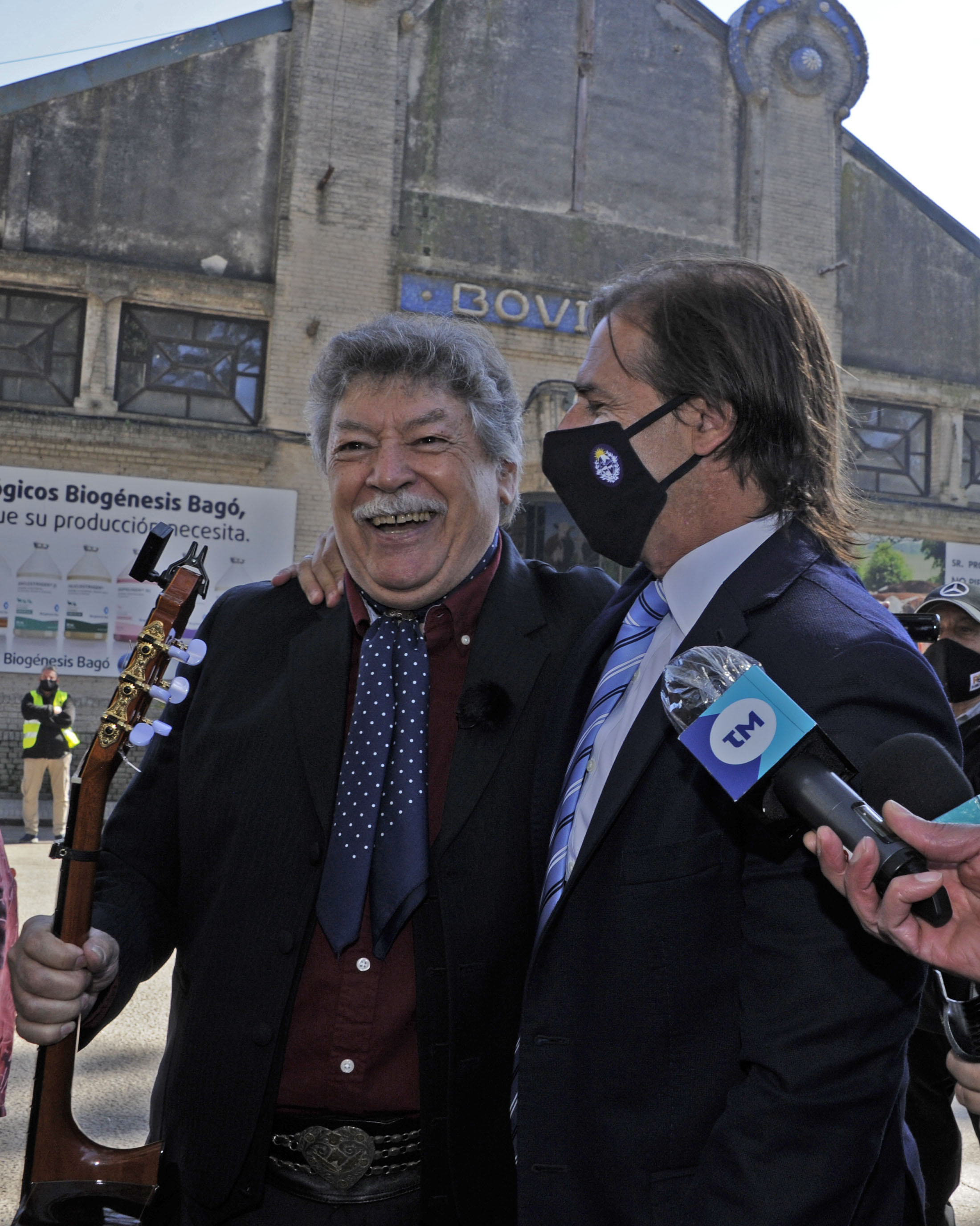 Lacalle Pou en la Expo Prado