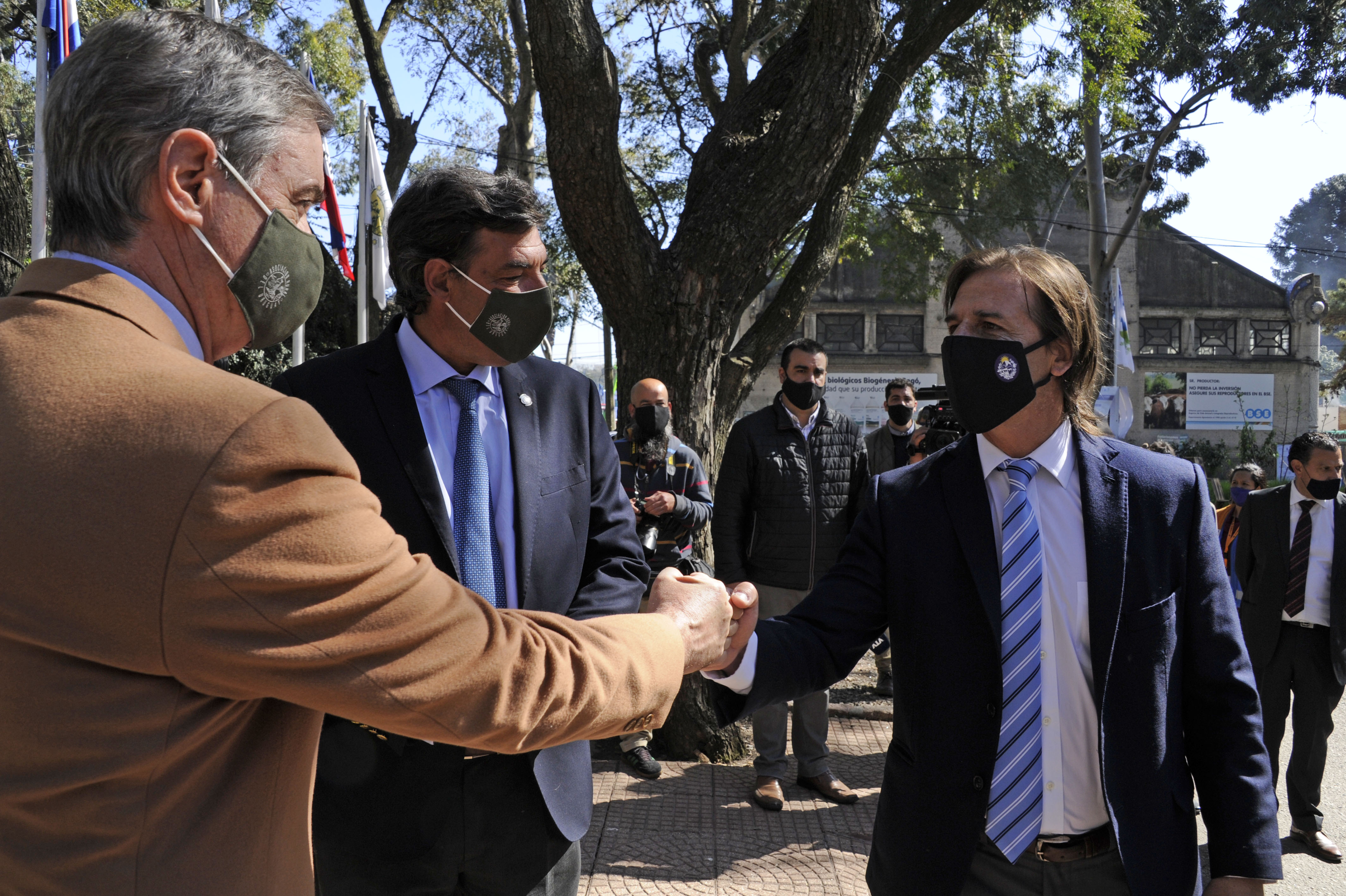 Lacalle Pou en la Expo Prado