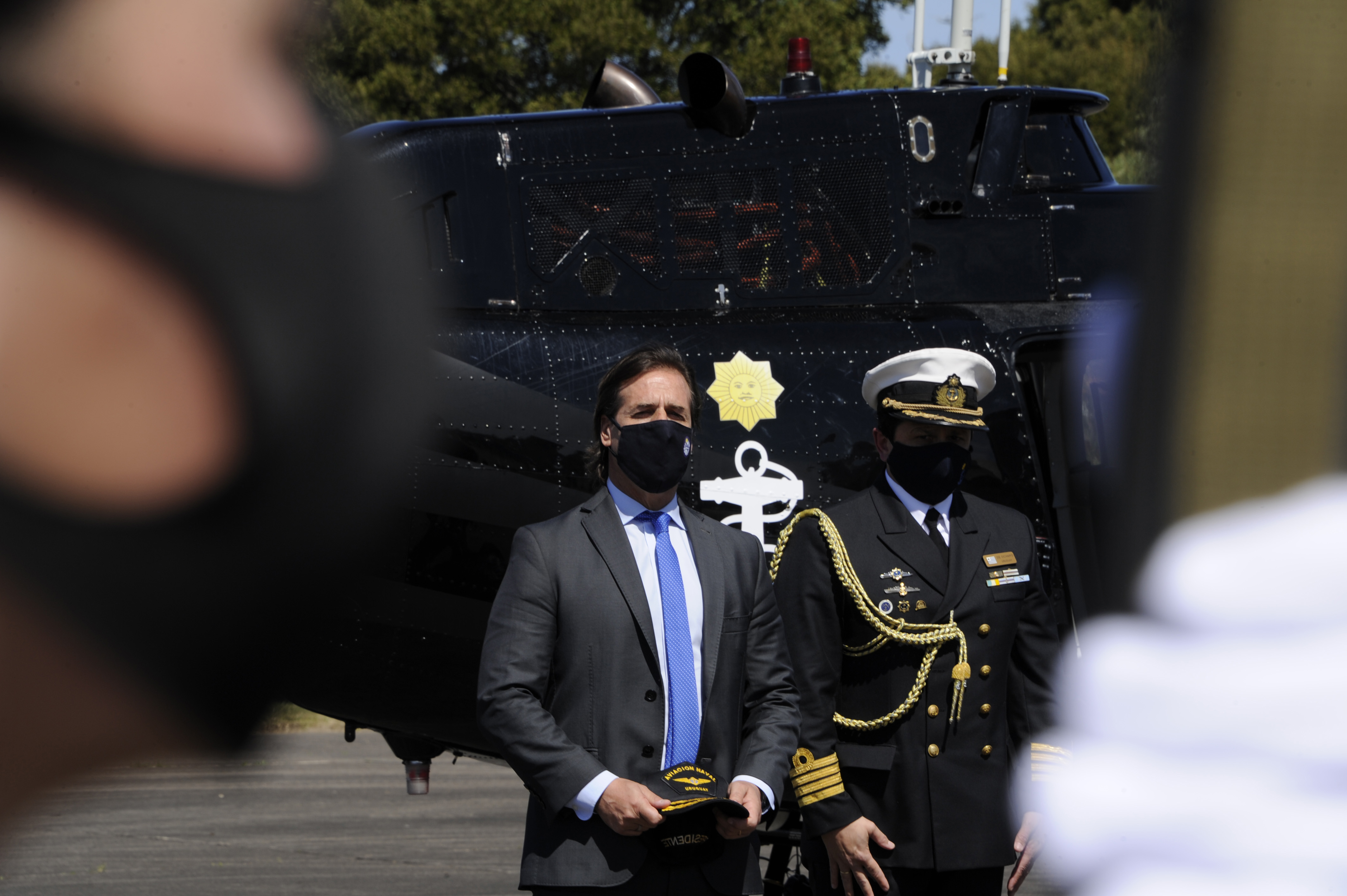 Llegada del presidente, Luis Lacalle Pou