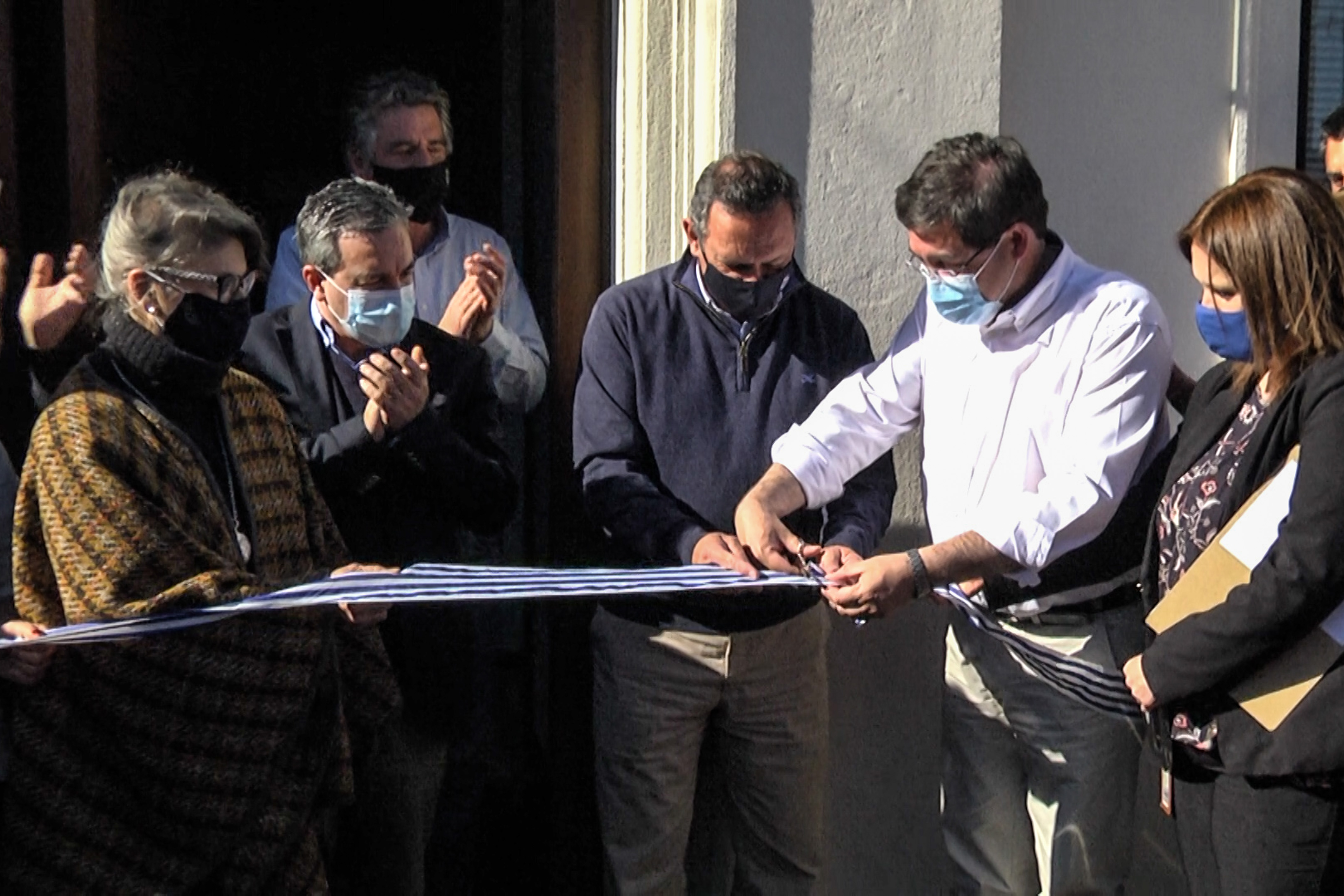 Autoridades en inauguración de nueva Casa del Desarrollo de la Niñez en Rivera