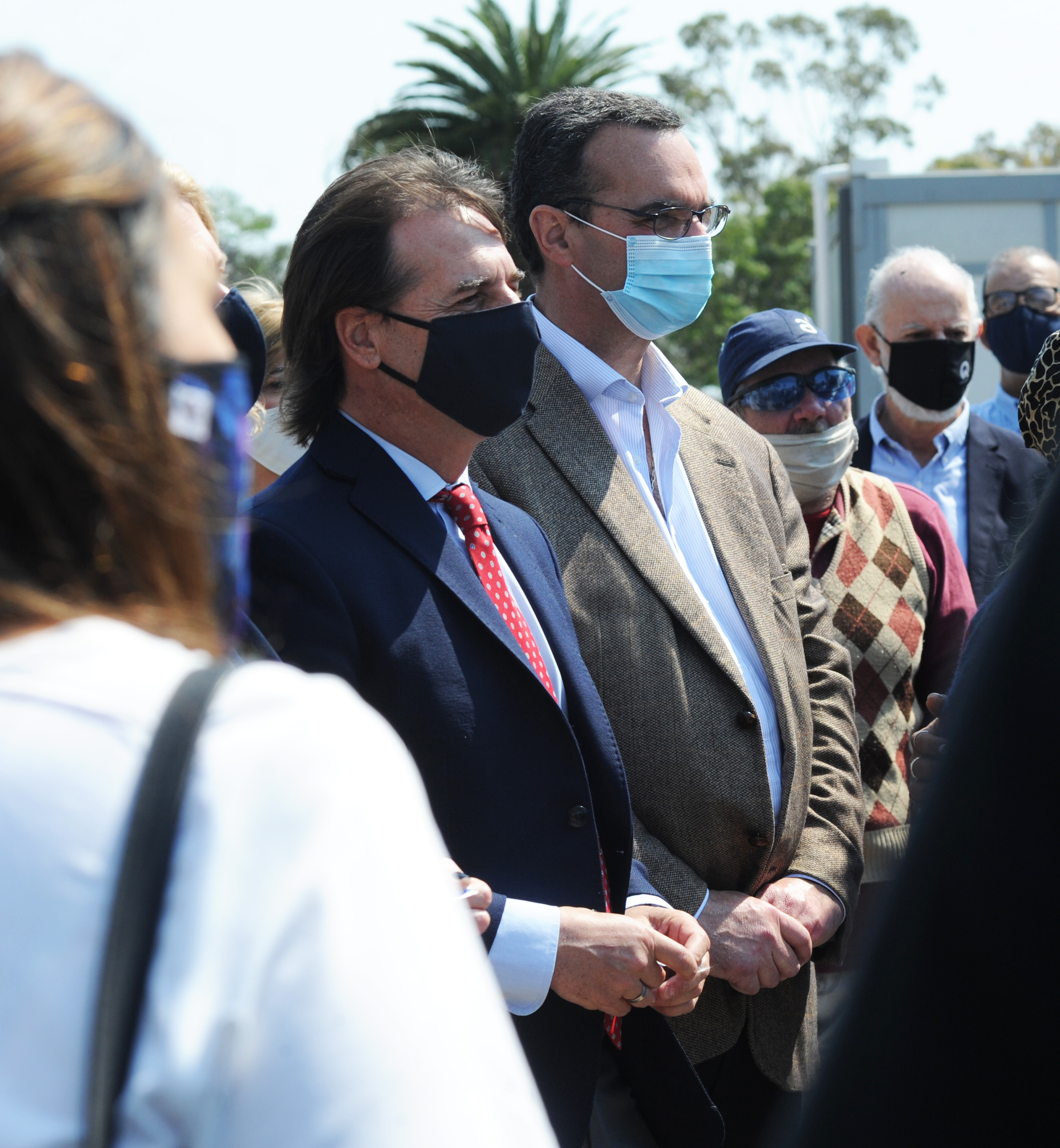 Presidente de la República, Luis Lacalle Pou, presente en la inauguración de conjunto de soluciones habitacionales