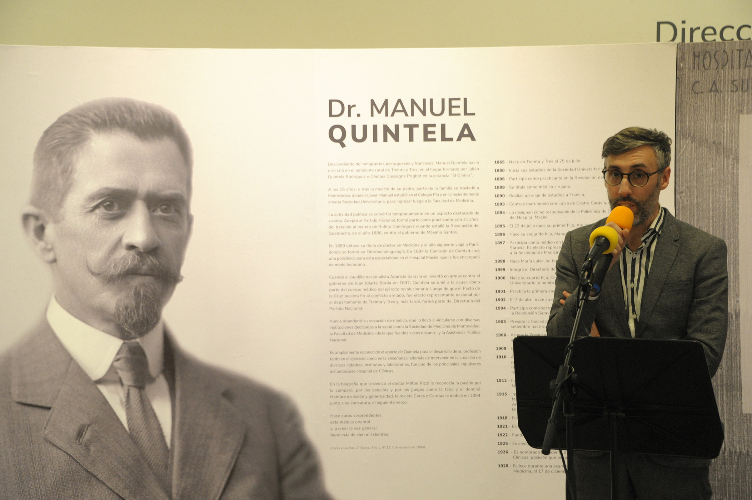 Inauguración de exposición fotográfica sobre Manuel Quintela