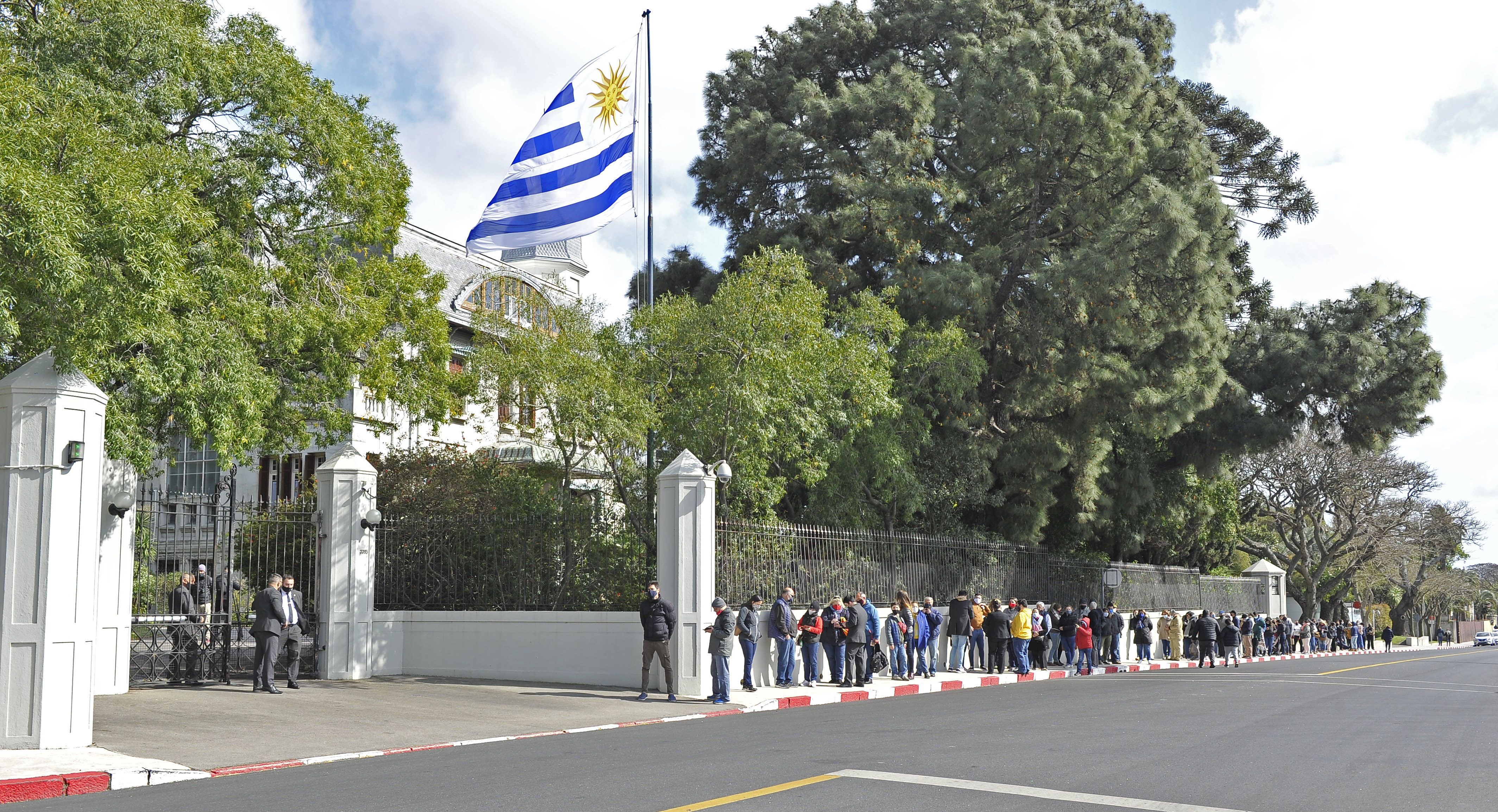 Día del Patrimonio 2020 en la residencia presidencial ubicada en la avenida Joaquín Suárez