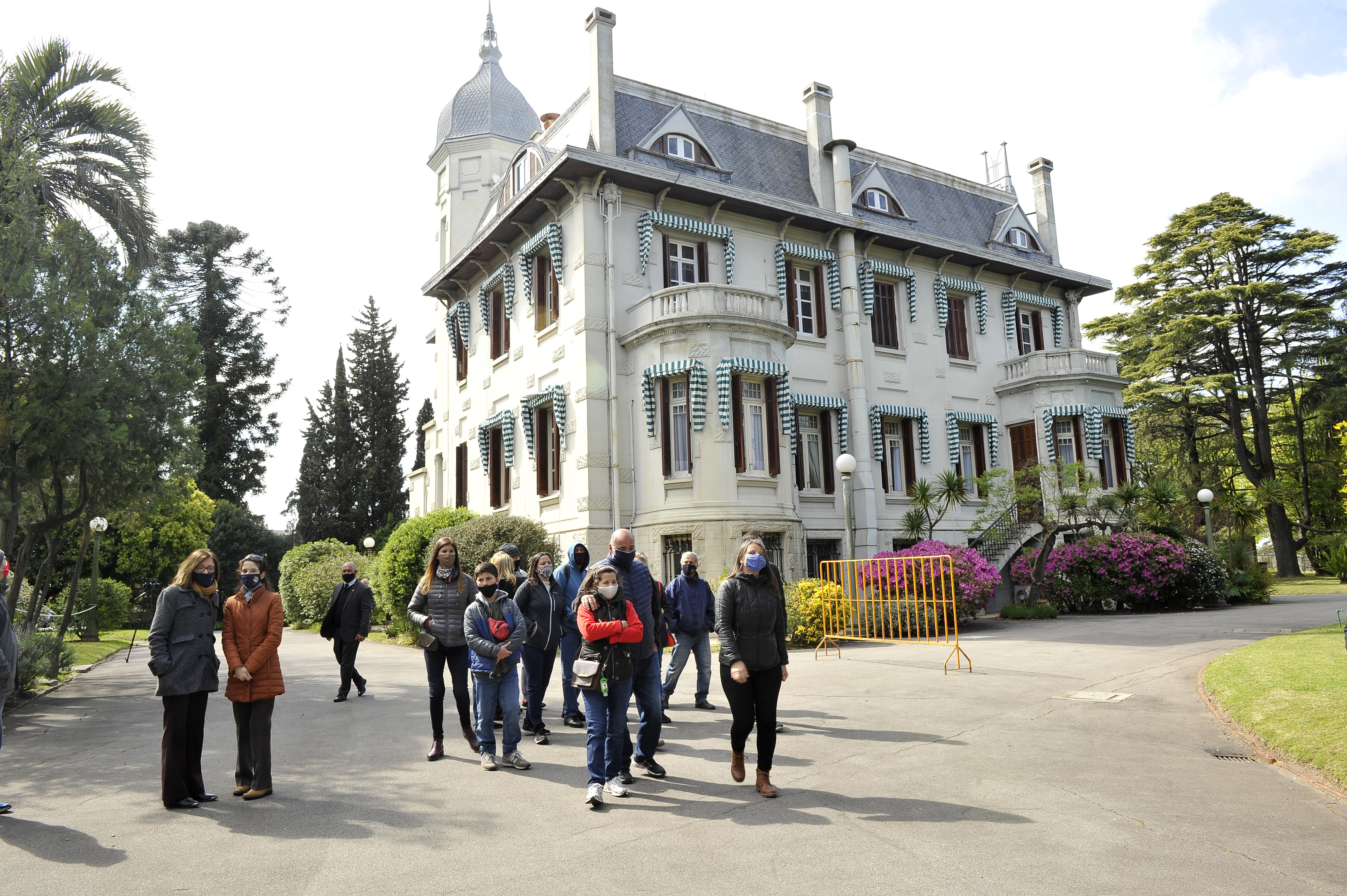 Día del Patrimonio 2020 en la residencia presidencial ubicada en la avenida Joaquín Suárez