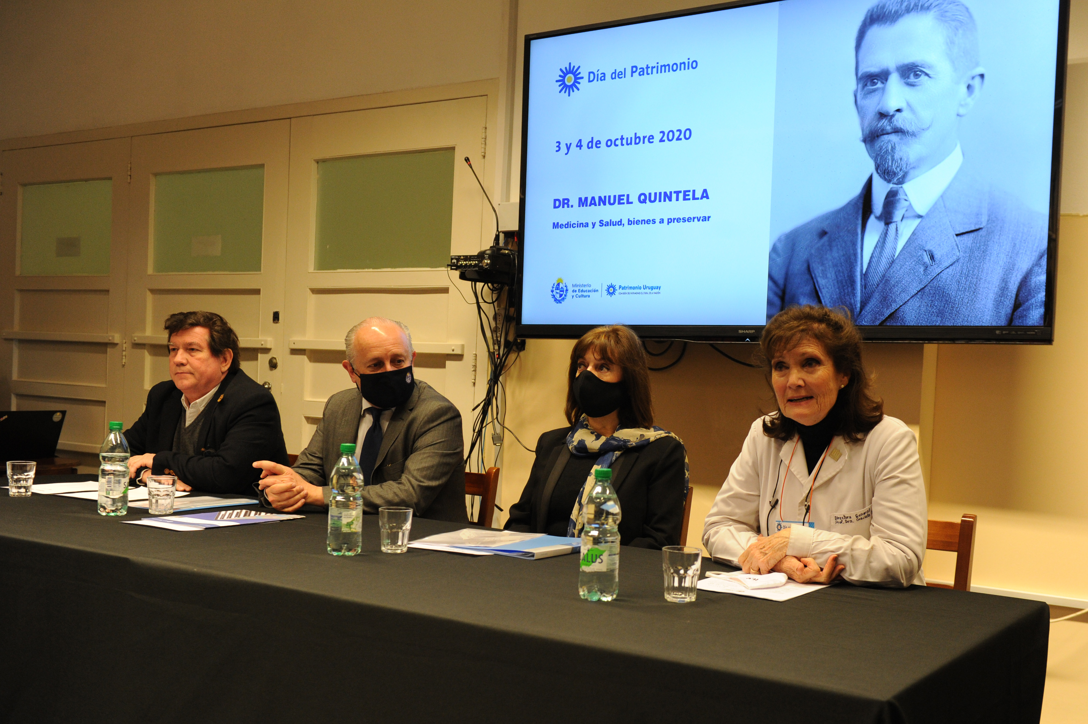 Ministro Da Silveira encabezó el acto de apertura del Día del Patrimonio, que homenajea al Dr. Manuel Quintela