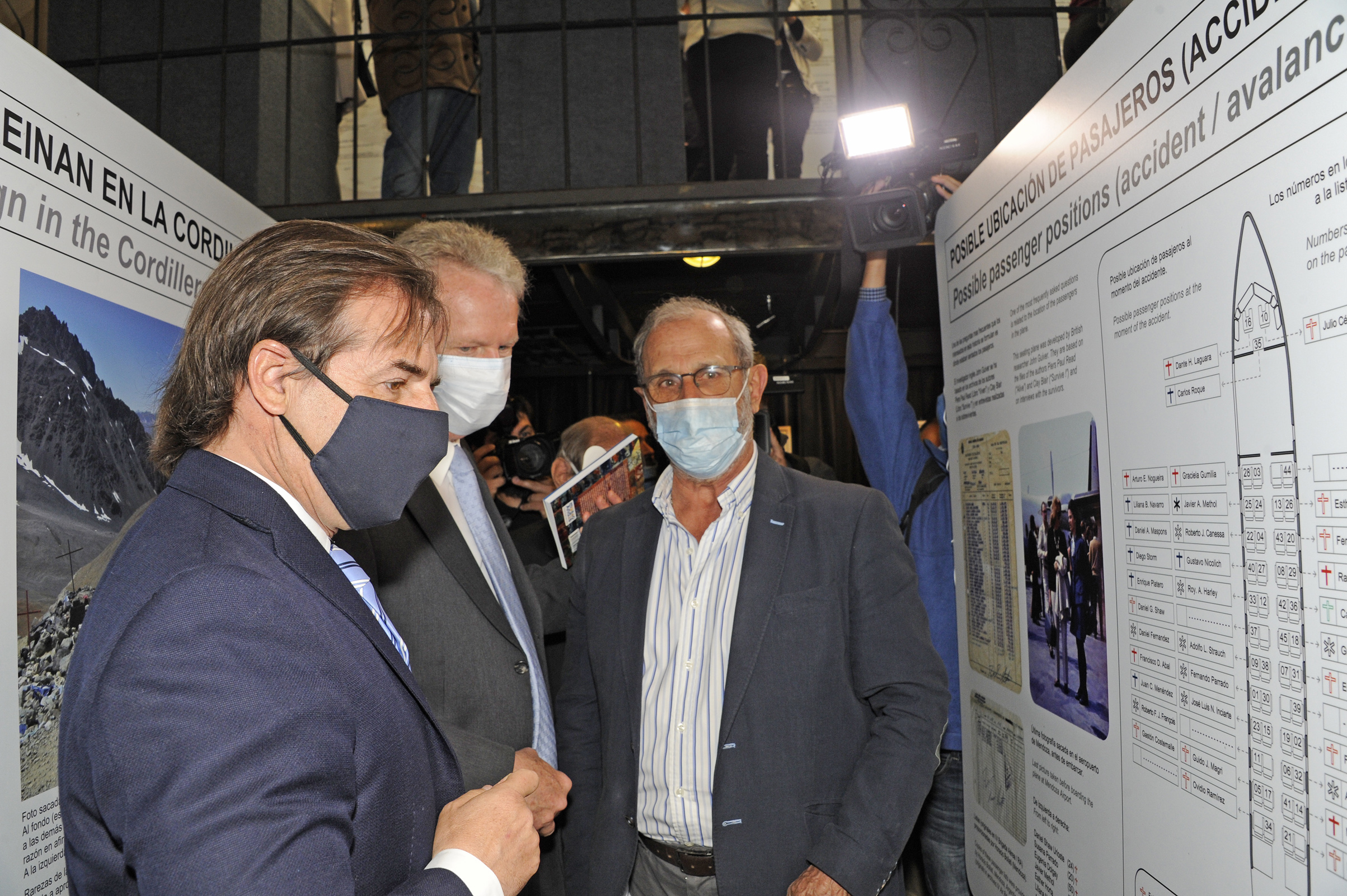 Presidente Luis Lacalle Pou asistió al museo Andes 1972