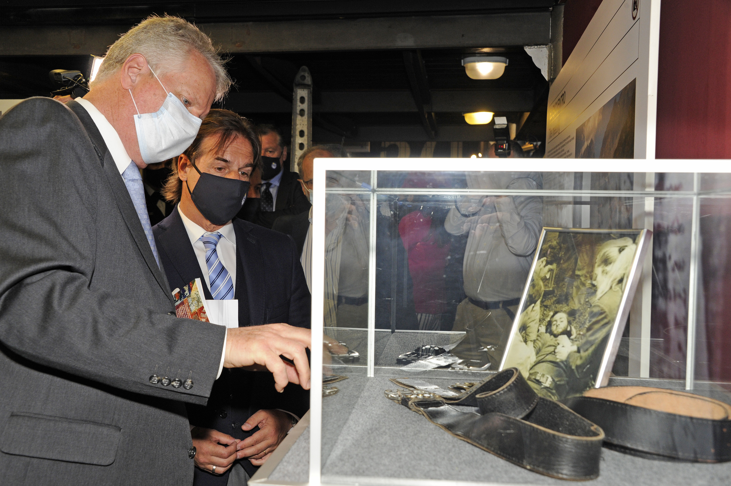 Presidente Luis Lacalle Pou asistió al museo Andes 1972