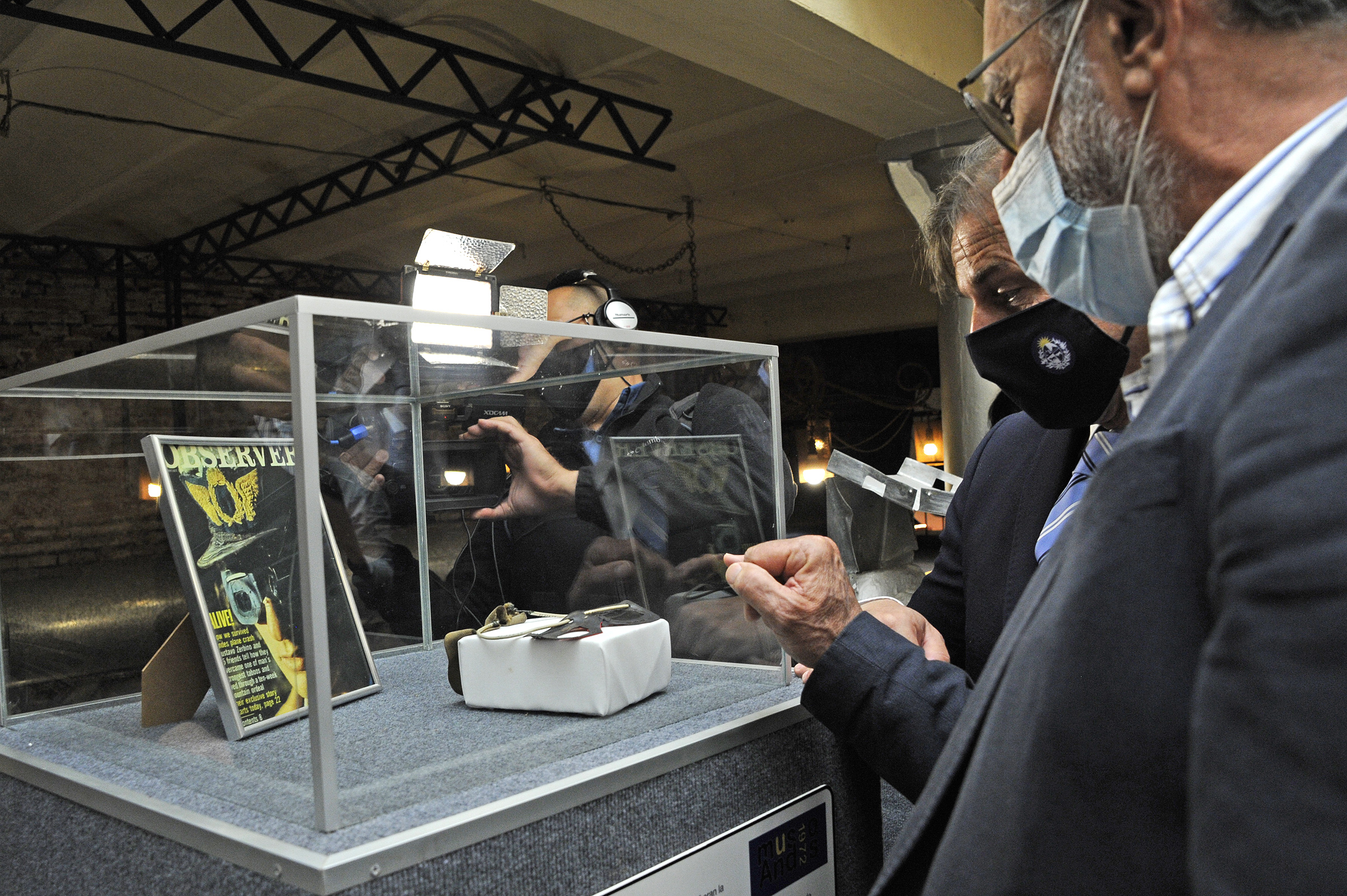 Presidente Luis Lacalle Pou asistió al museo Andes 1972