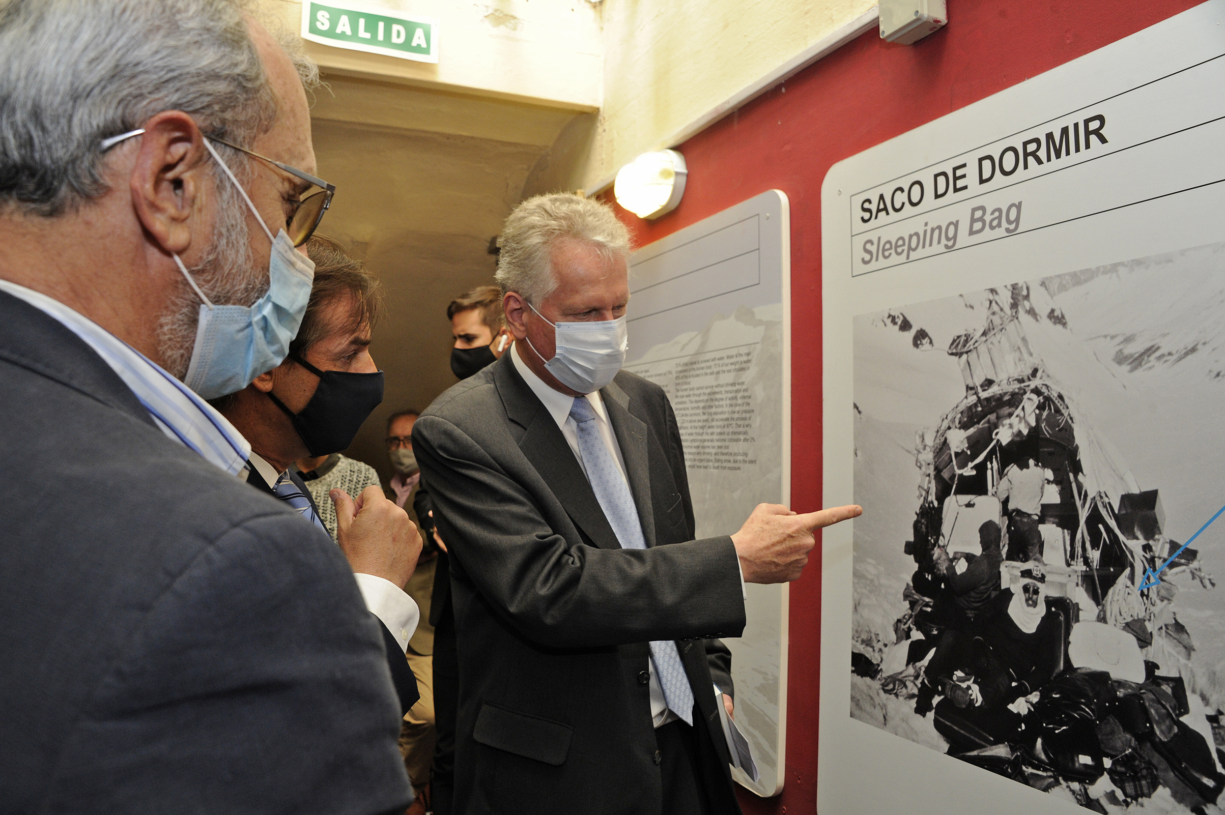 Presidente Luis Lacalle Pou asistió al museo Andes 1972