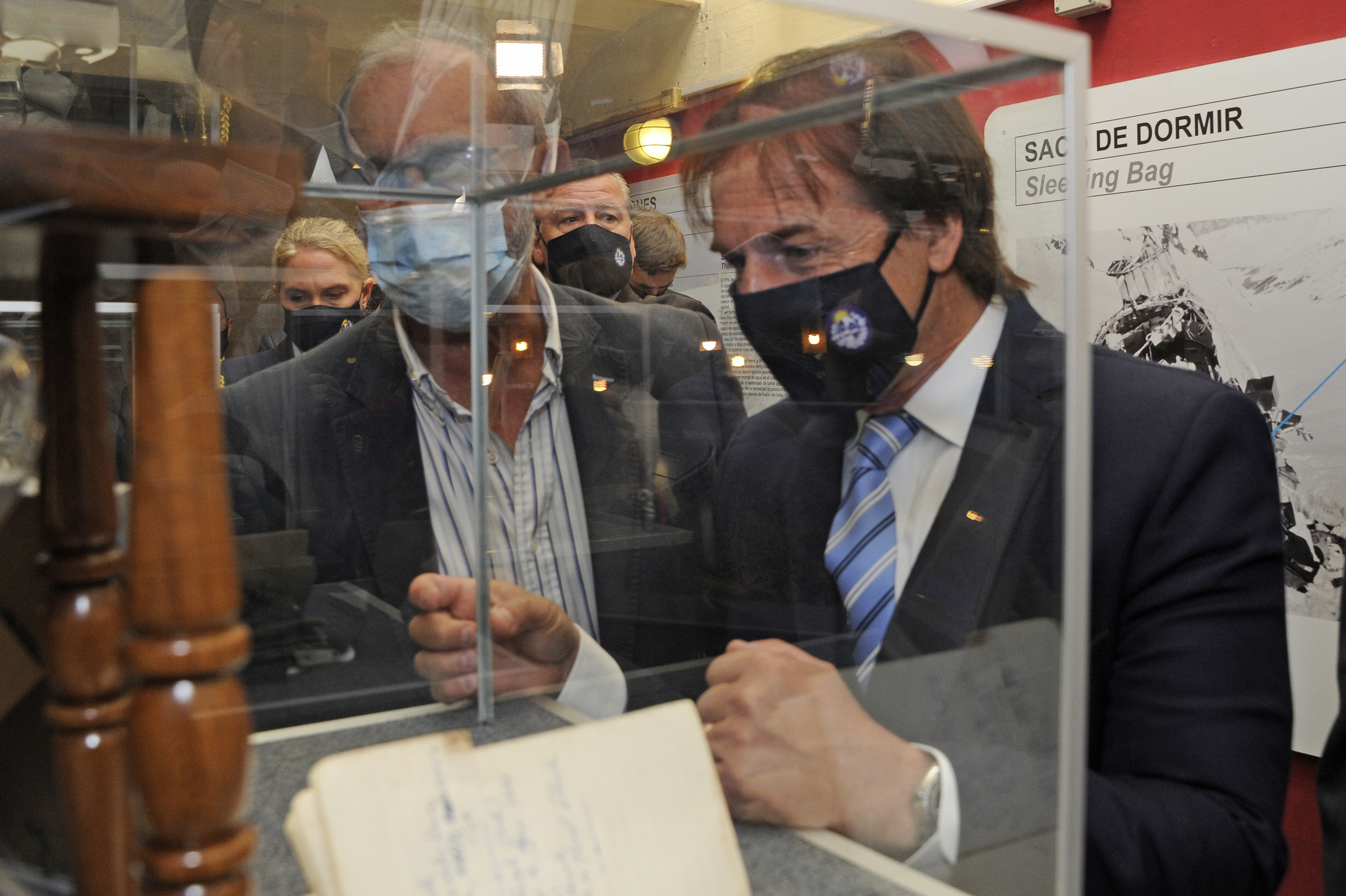 Presidente Luis Lacalle Pou asistió al museo Andes 1972