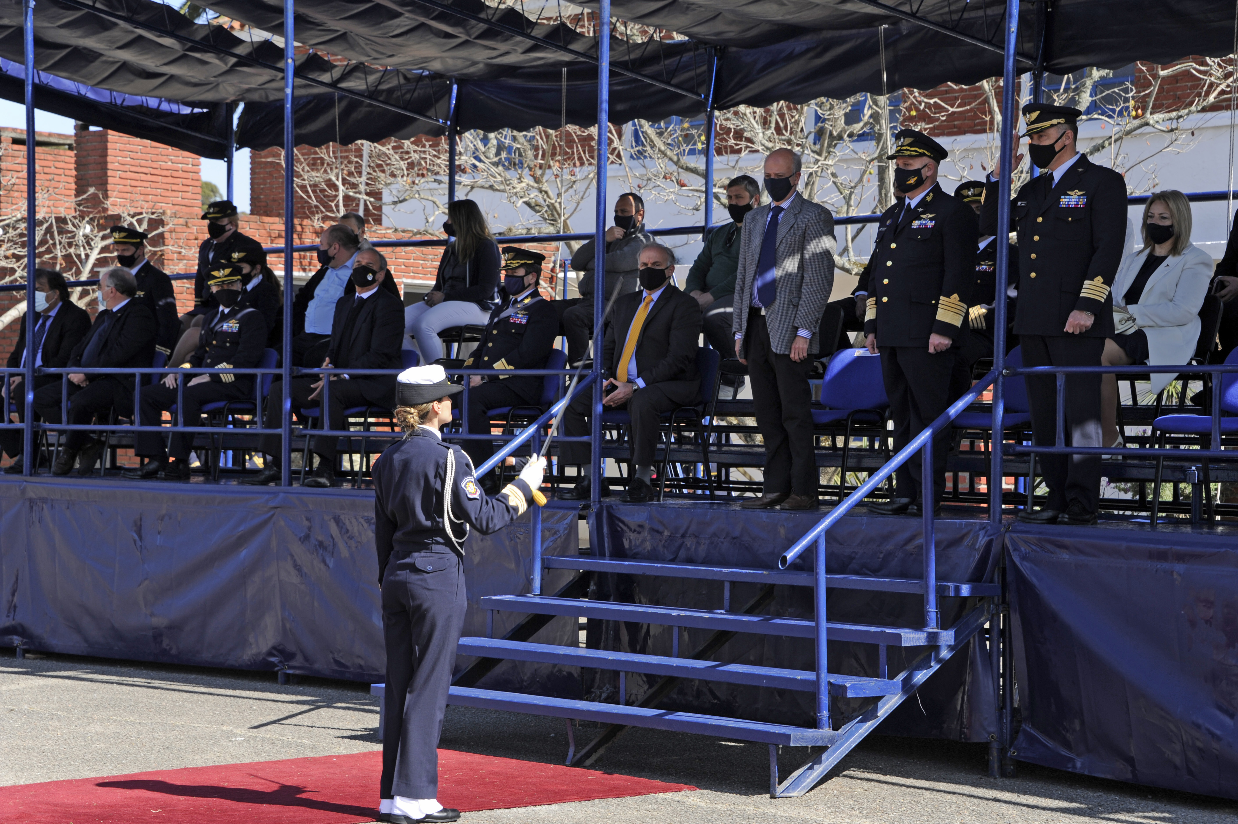 Ministro de Defensa Nacional, Javier García, encabezó celebración del 74.° aniversario de la Escuela Técnica Aeronáutica
