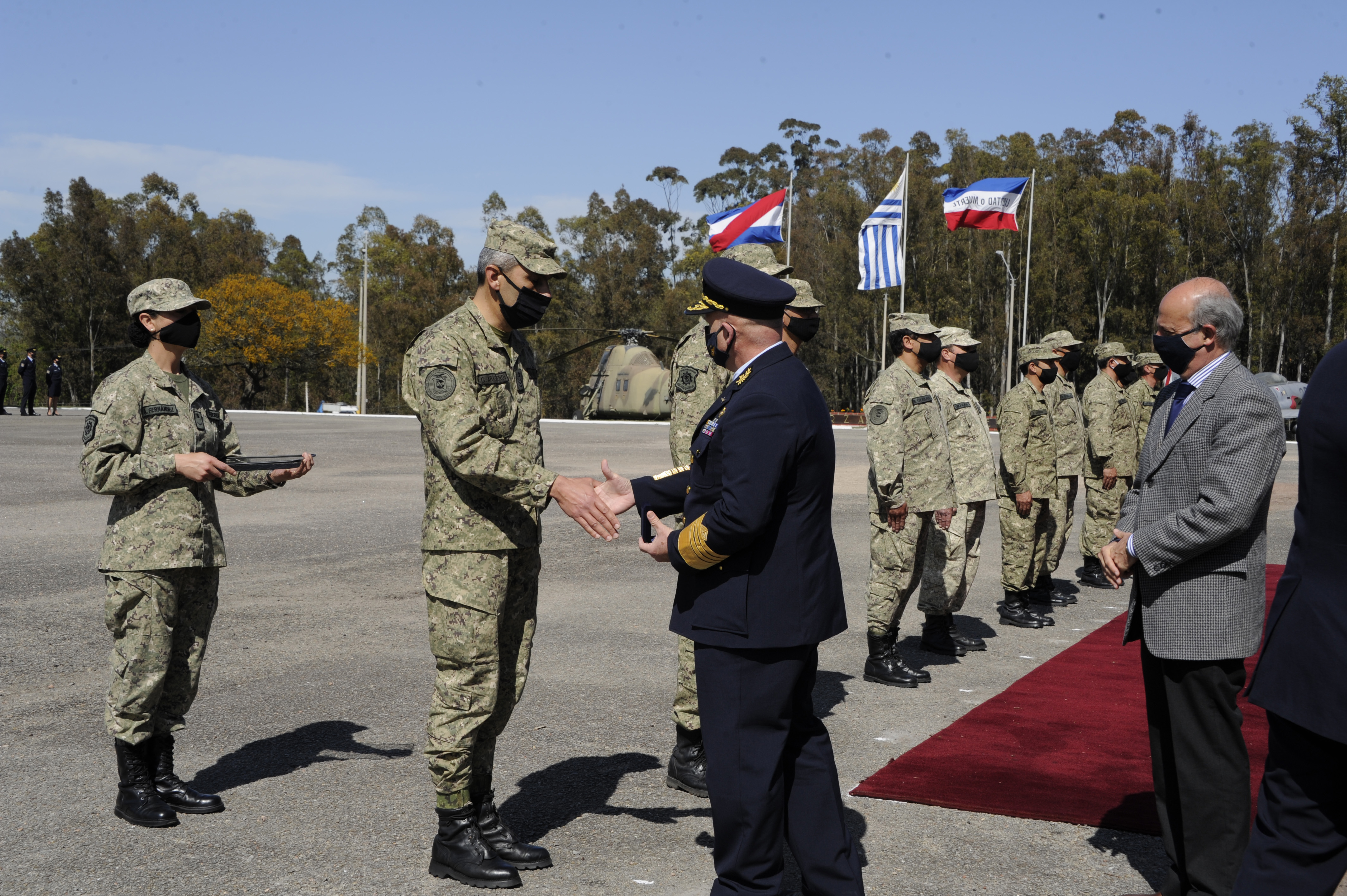 Ministro de Defensa Nacional, Javier García, encabezó celebración del 74.° aniversario de la Escuela Técnica Aeronáutica