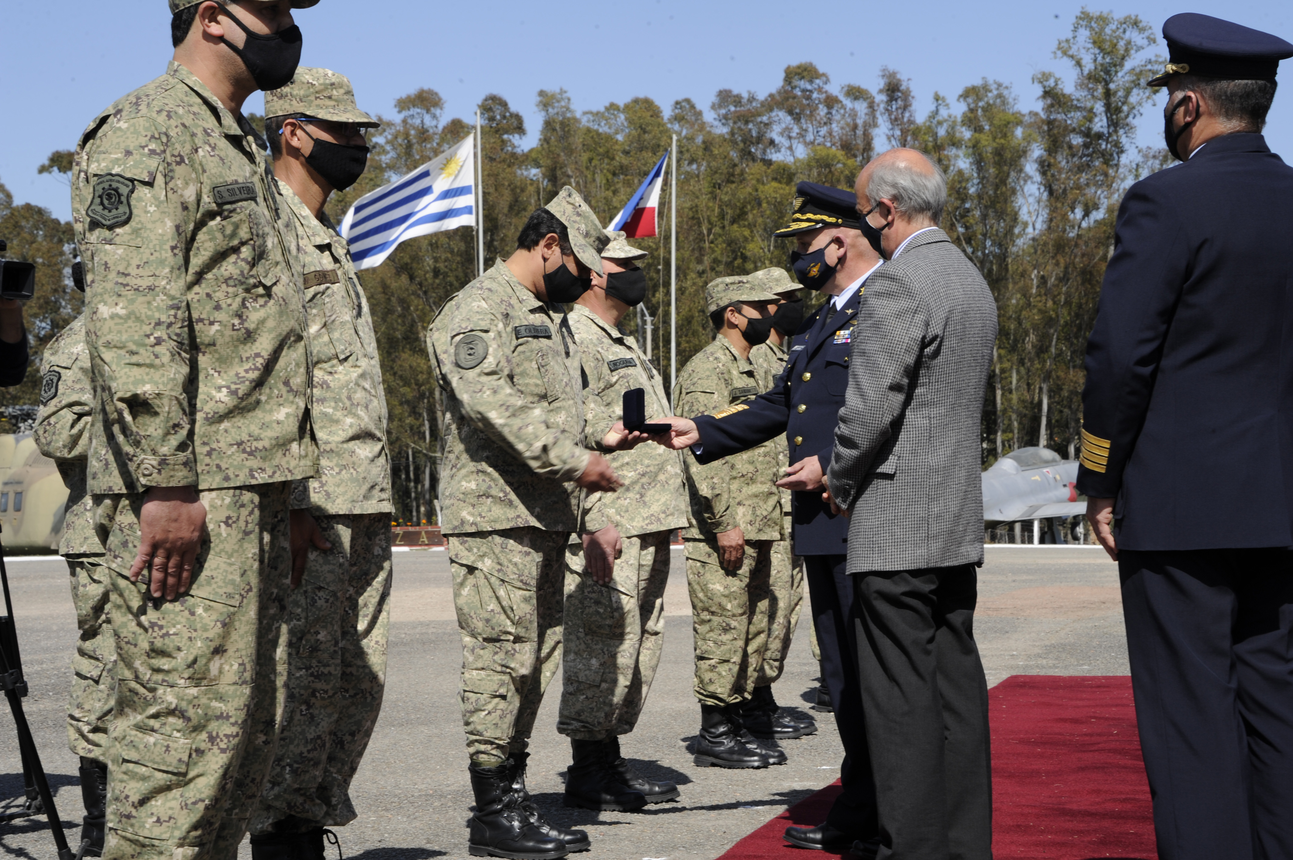 Ministro de Defensa Nacional, Javier García, encabezó celebración del 74.° aniversario de la Escuela Técnica Aeronáutica