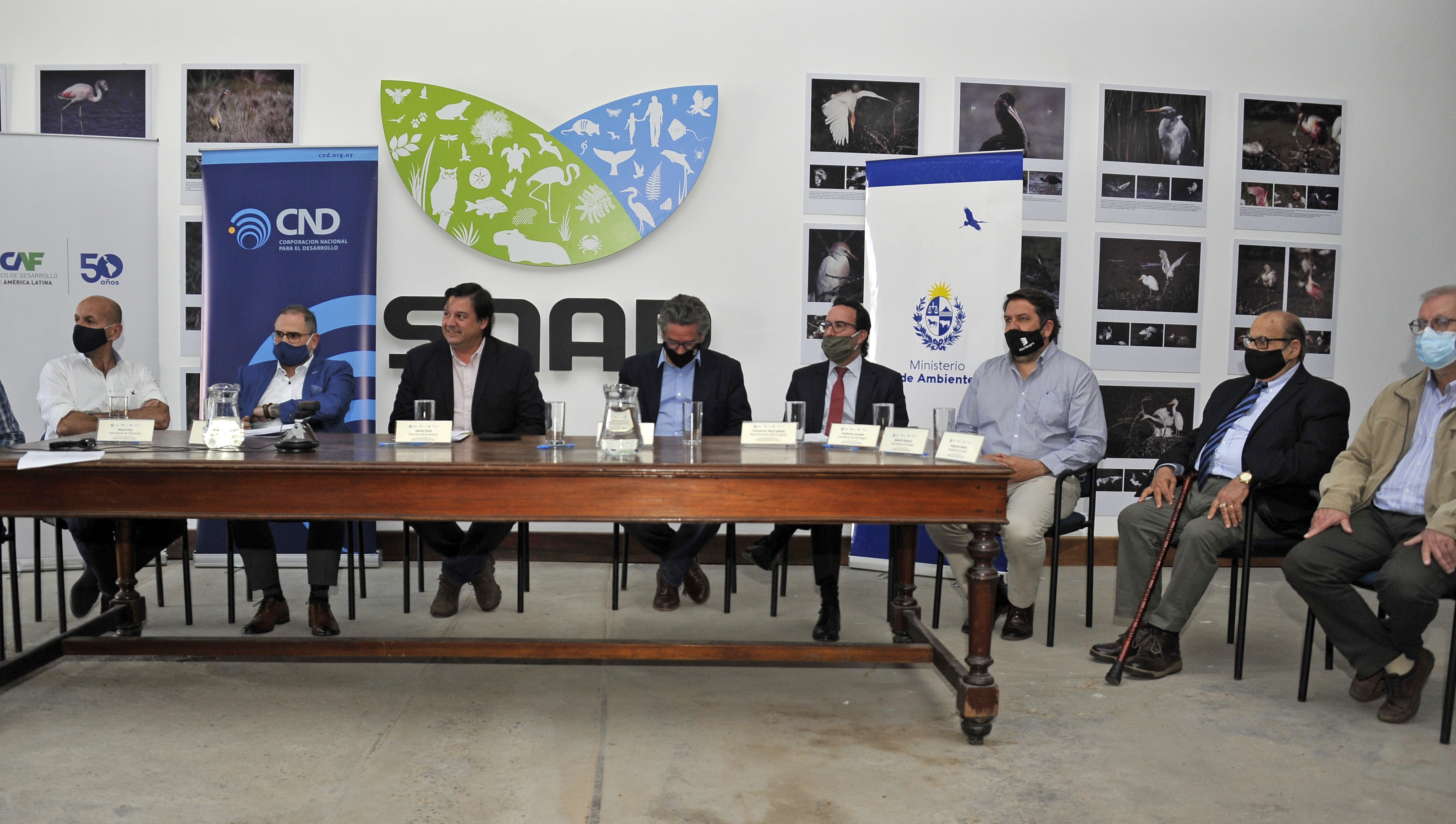 Firma del acuerdo en simultáneo en Buenos Aires y el Parque Nacional Esteros de Farrapos e Islas del Río Uruguay