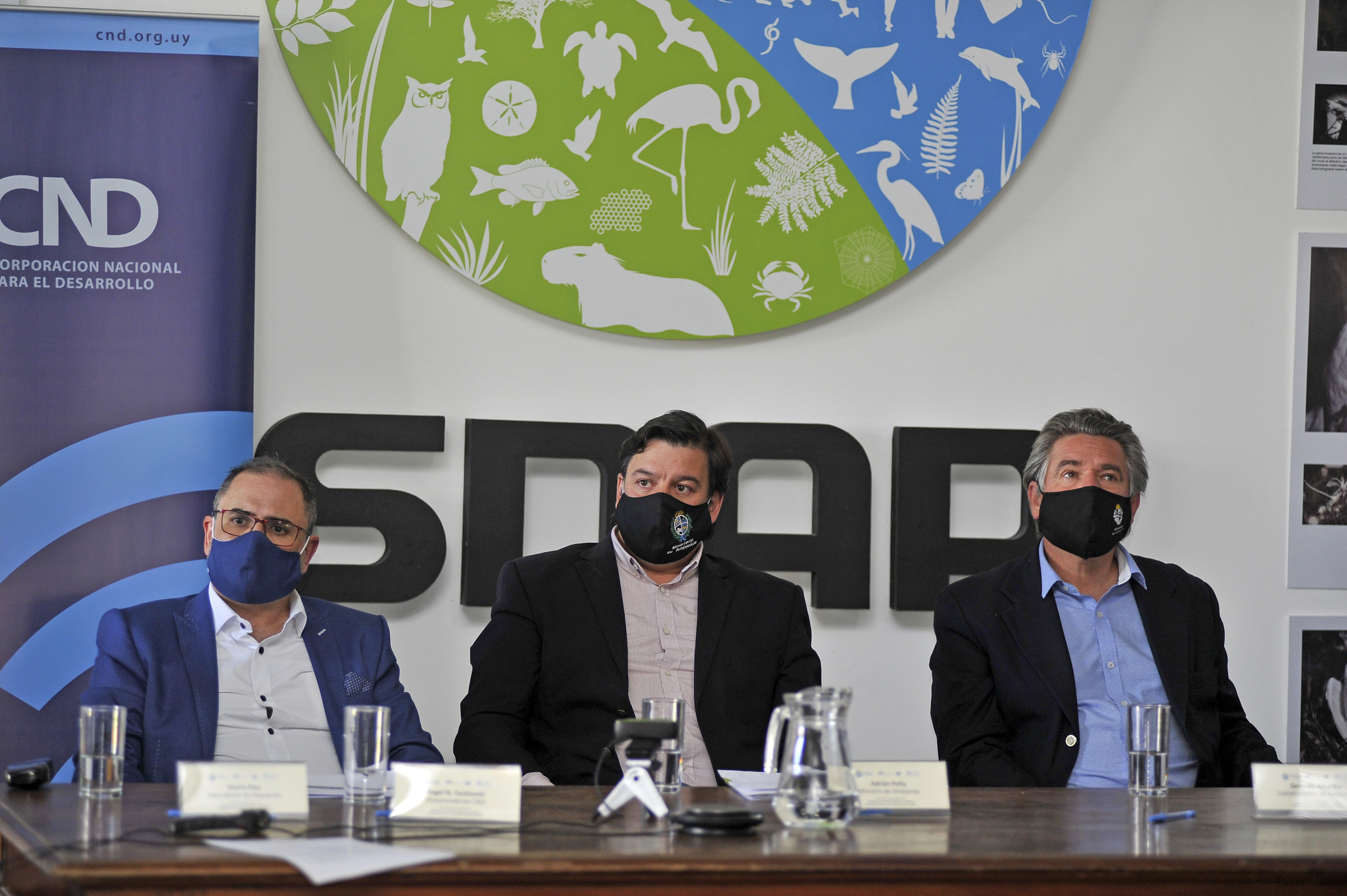 Firma del acuerdo en simultáneo en Buenos Aires y el Parque Nacional Esteros de Farrapos e Islas del Río Uruguay