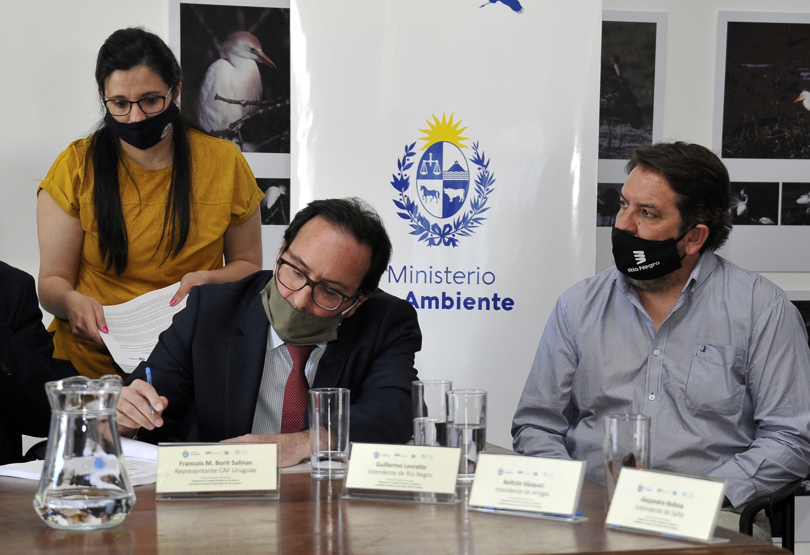 Firma del acuerdo en simultáneo en Buenos Aires y el Parque Nacional Esteros de Farrapos e Islas del Río Uruguay
