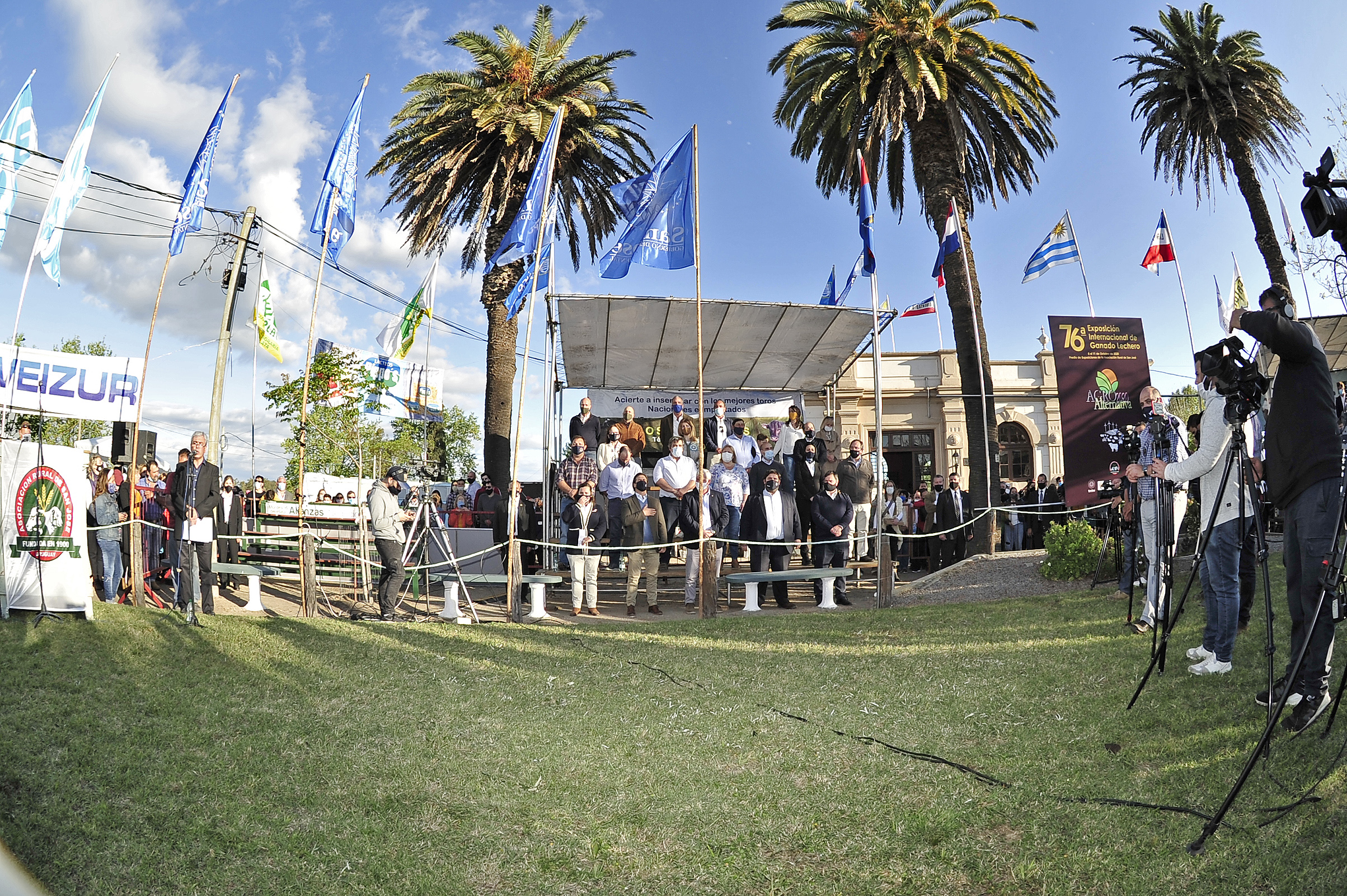 Ceremonia de clausura de la 76.ª Exposición Internacional de Ganado Lechero, en San José
