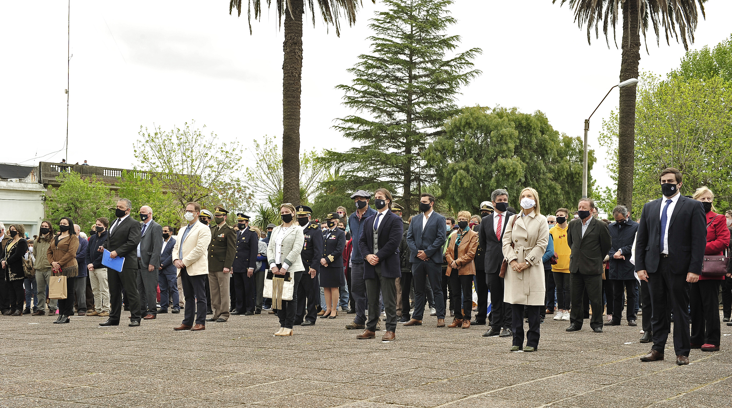Presidente Luis Lacalle Pou encabezó acto de conmemoración del 195.° aniversario de la batalla de Sarandí