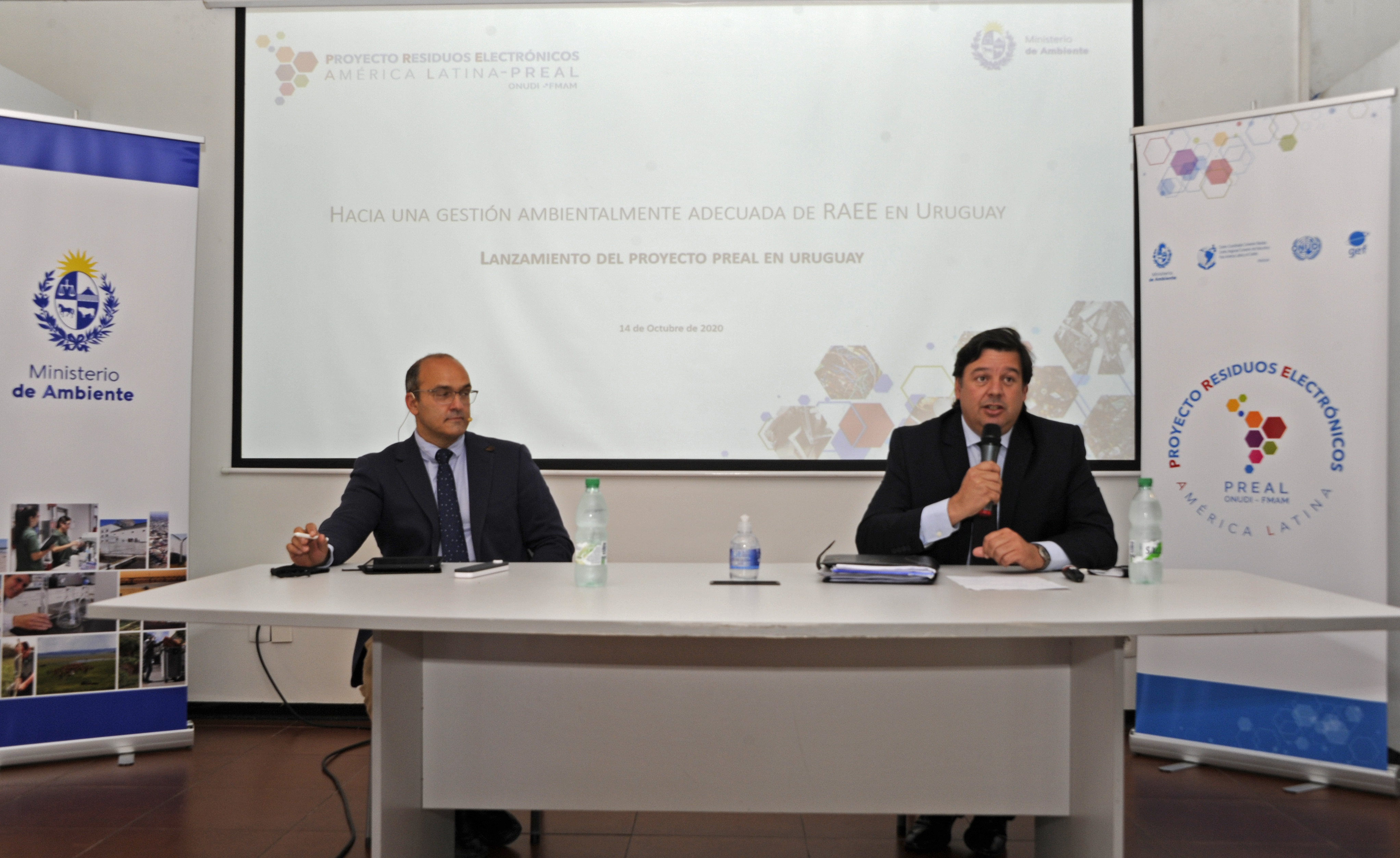 Manuel Albaladejo y Adrián Peña encabezan presentación de proyecto de residuos electrónicos en américa latina
