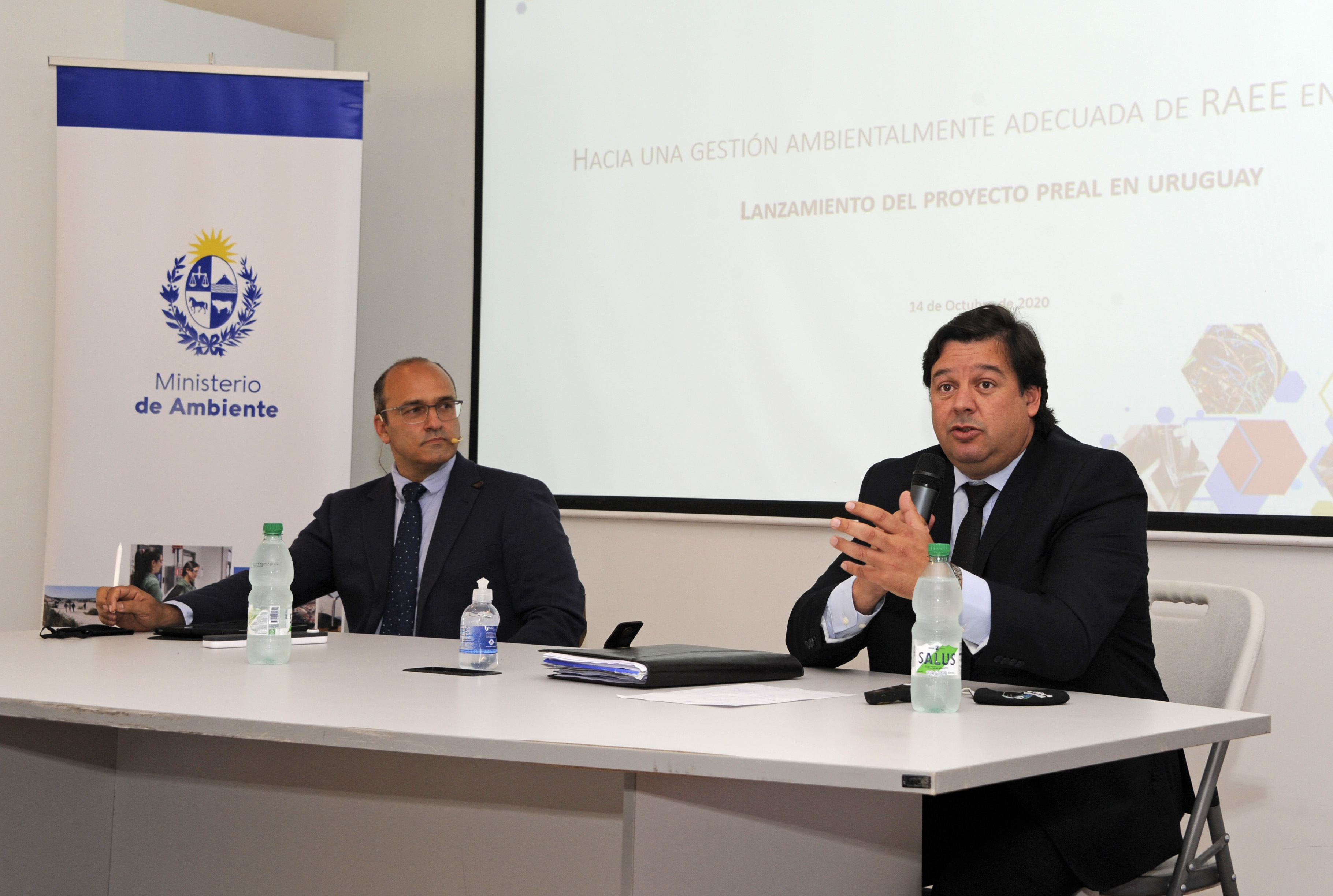 Manuel Albaladejo y Adrián Peña encabezan presentación de proyecto de residuos electrónicos en américa latina