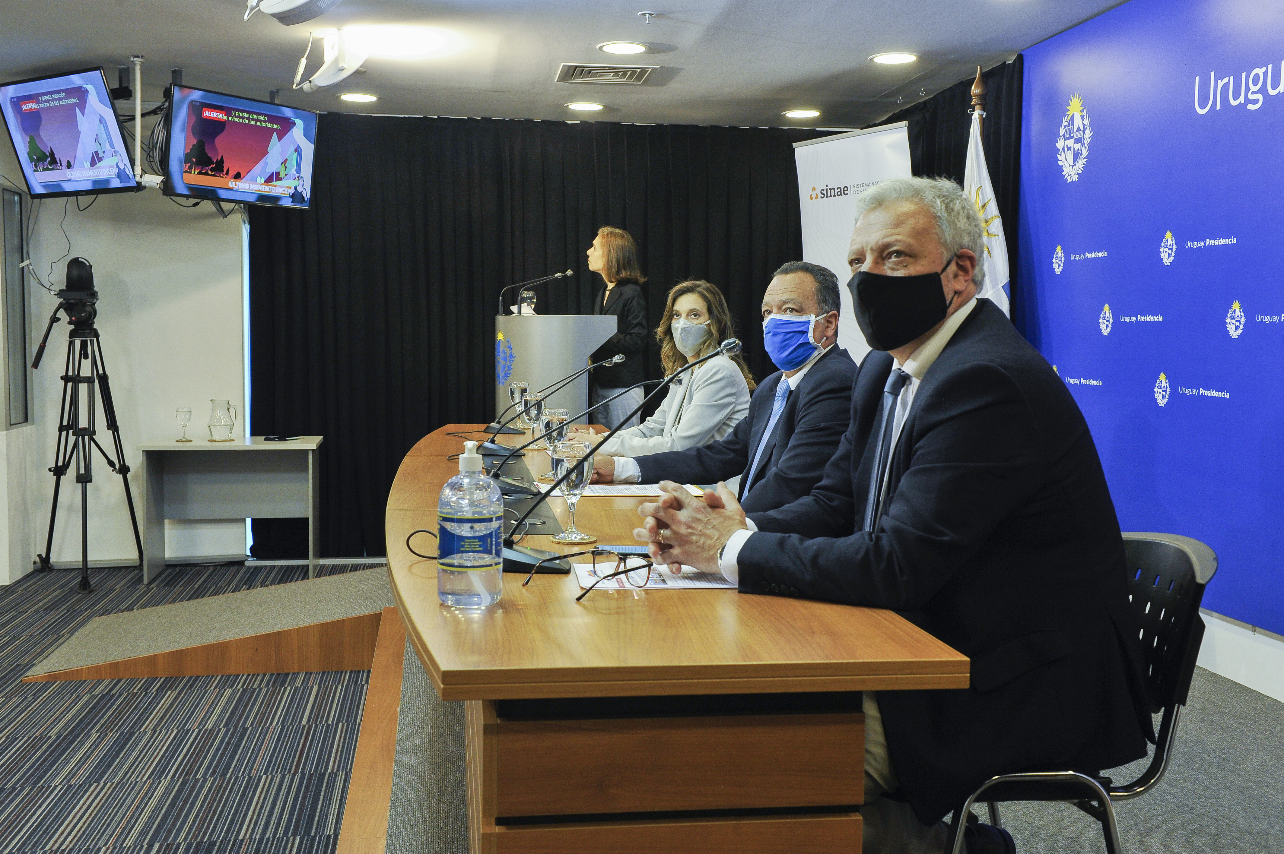 Enrique Macías, Fabiana Conti, Sergio Rico y Gerardo Sotelo en presentación de campaña de comunicación “Prepararse hace la diferencia”