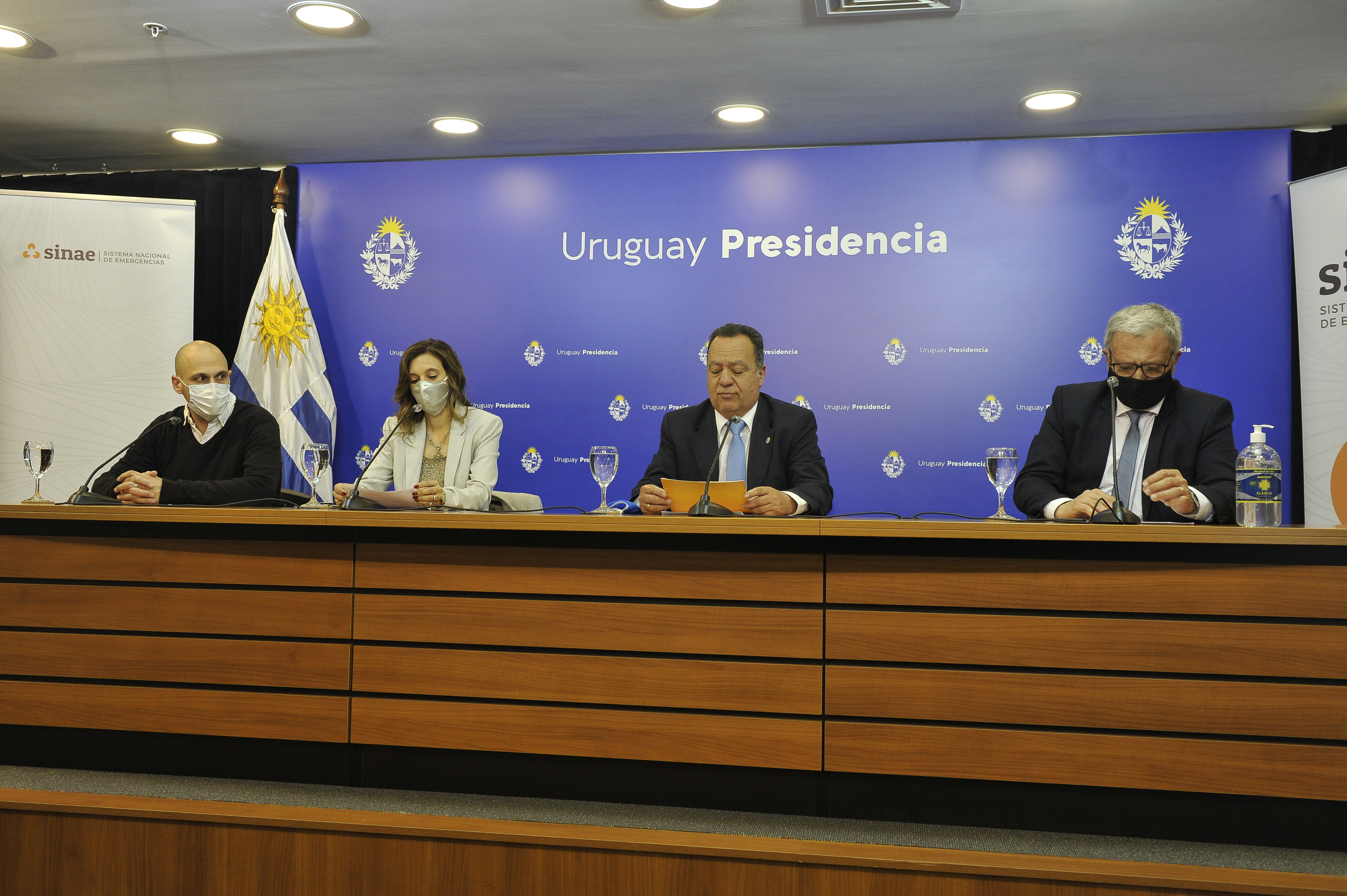 Enrique Macías, Fabiana Conti, Sergio Rico y Gerardo Sotelo en presentación de campaña de comunicación “Prepararse hace la diferencia”