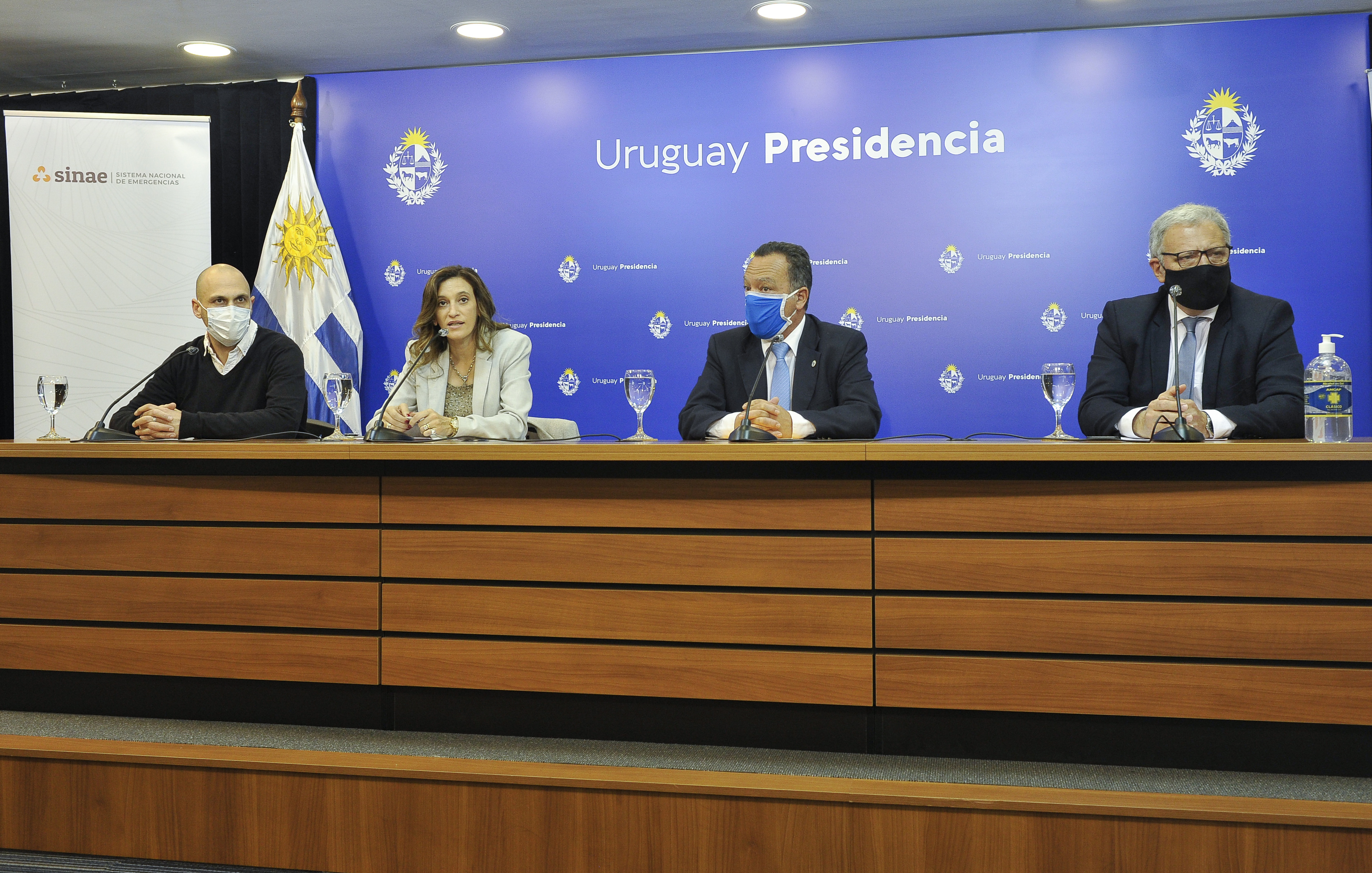 Enrique Macías, Fabiana Conti, Sergio Rico y Gerardo Sotelo en presentación de campaña de comunicación “Prepararse hace la diferencia”