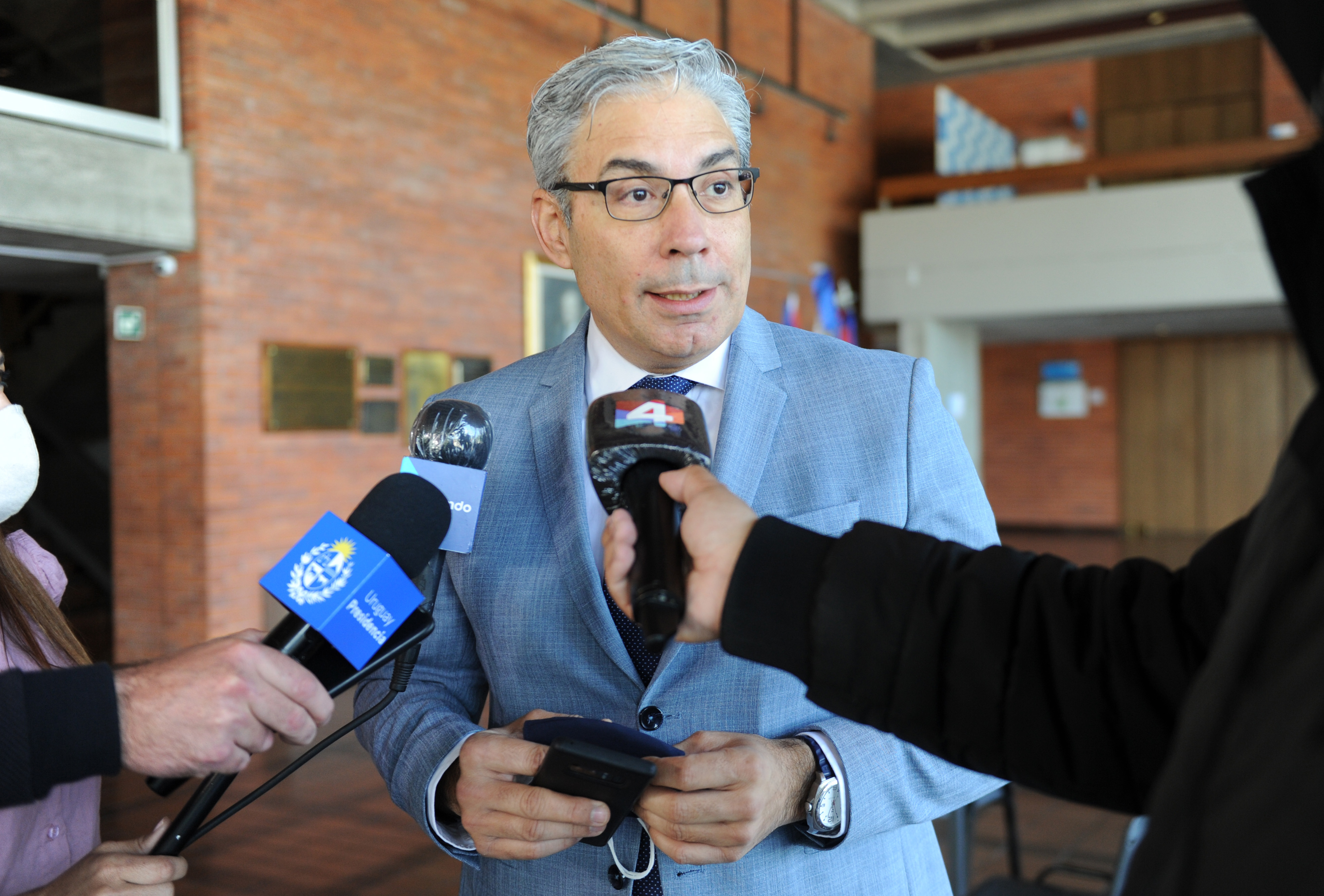 Autoridades de ANEP, MEC y Ceibal en evento global ARC 360, en la sede del Laboratorio Tecnológico del Uruguay (LATU)