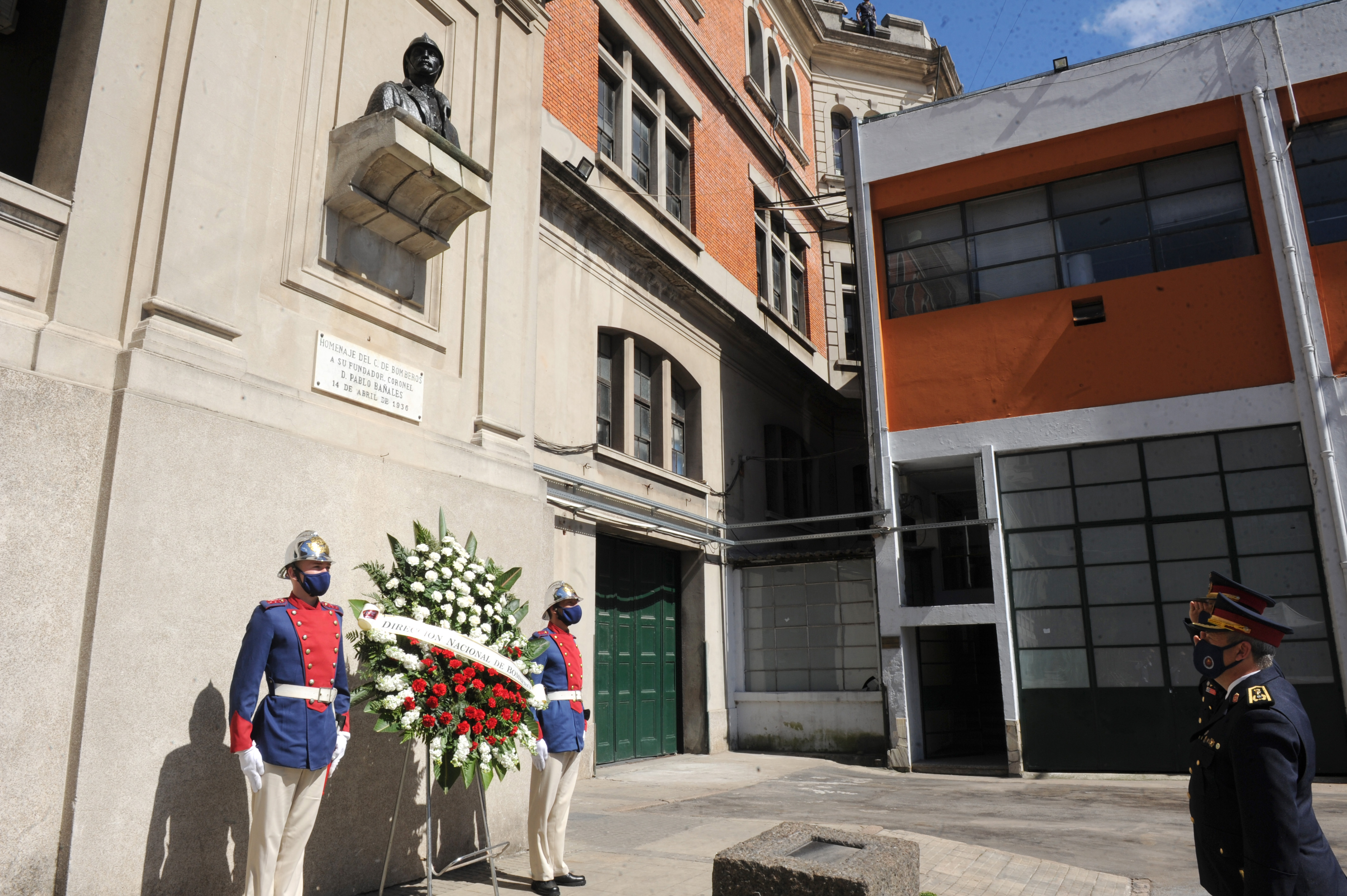 Celebración del 133.° aniversario de la creación de los servicios de Bomberos en Uruguay y del Día del Héroe Bombero