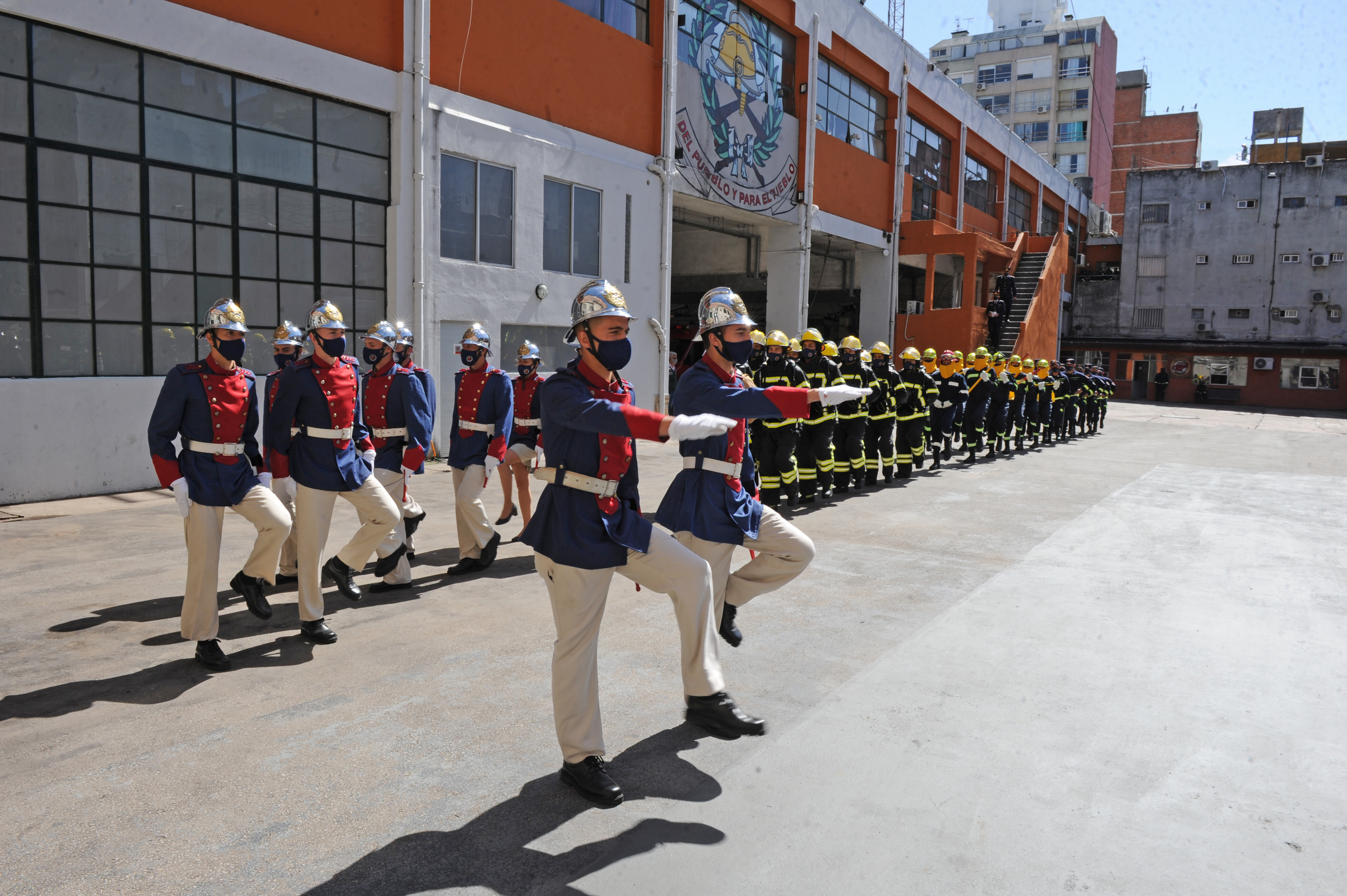 Celebración del 133.° aniversario de la creación de los servicios de Bomberos en Uruguay y del Día del Héroe Bombero
