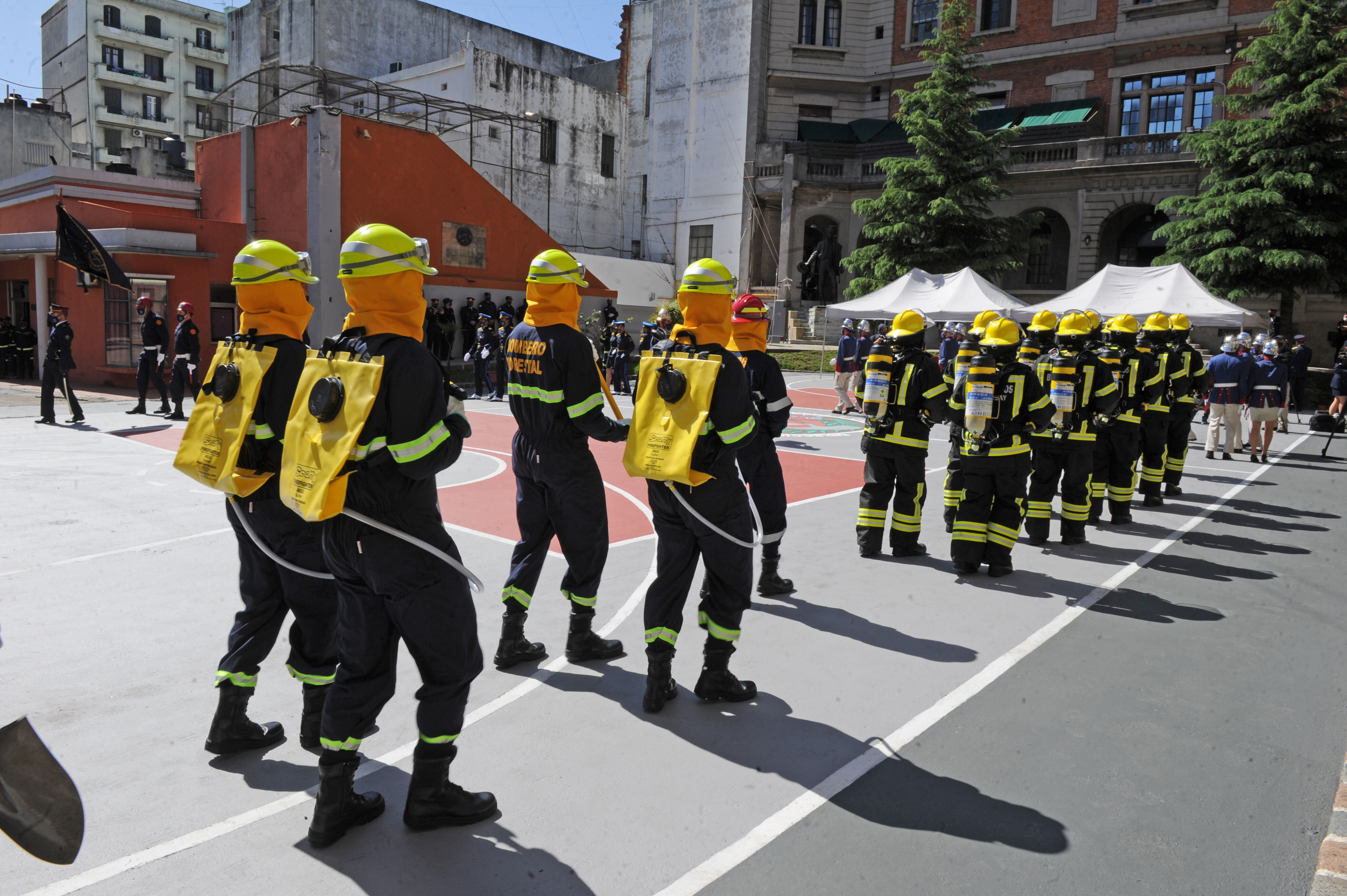 Celebración del 133.° aniversario de la creación de los servicios de Bomberos en Uruguay y del Día del Héroe Bombero
