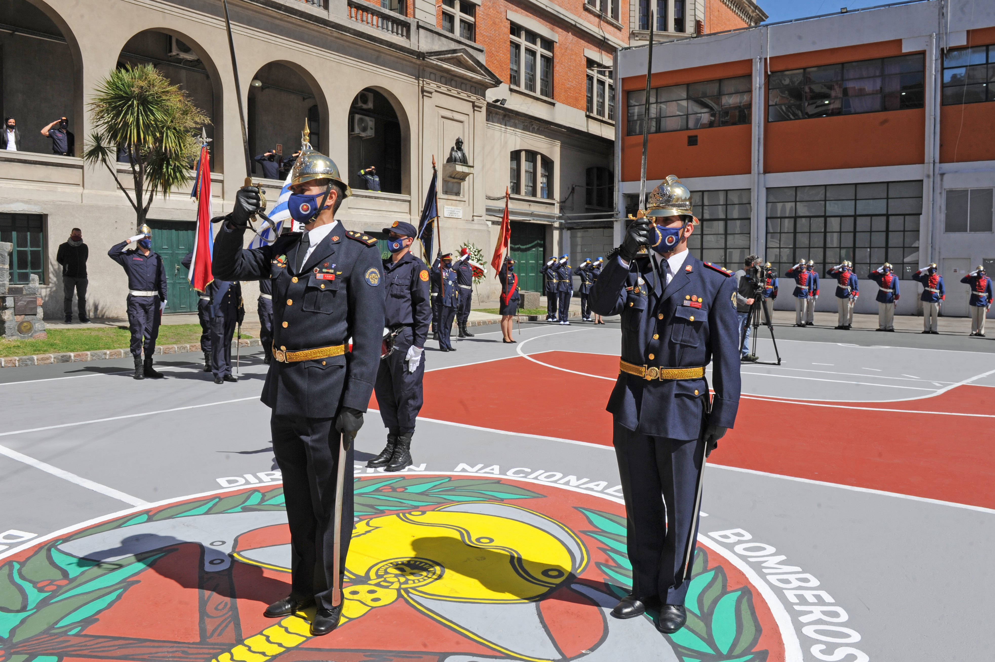 Celebración del 133.° aniversario de la creación de los servicios de Bomberos en Uruguay y del Día del Héroe Bombero