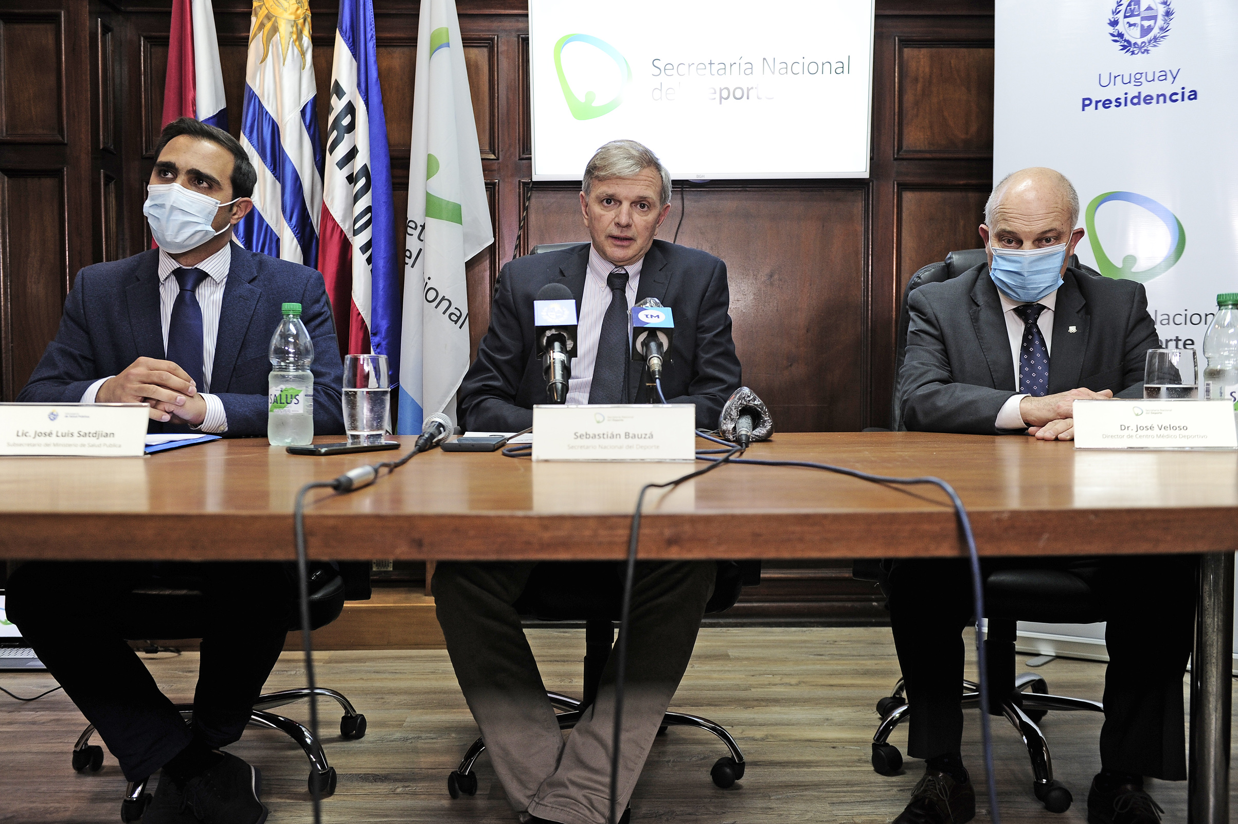 José Luis Satdjian, Sebastián Bauzá y José Veloso