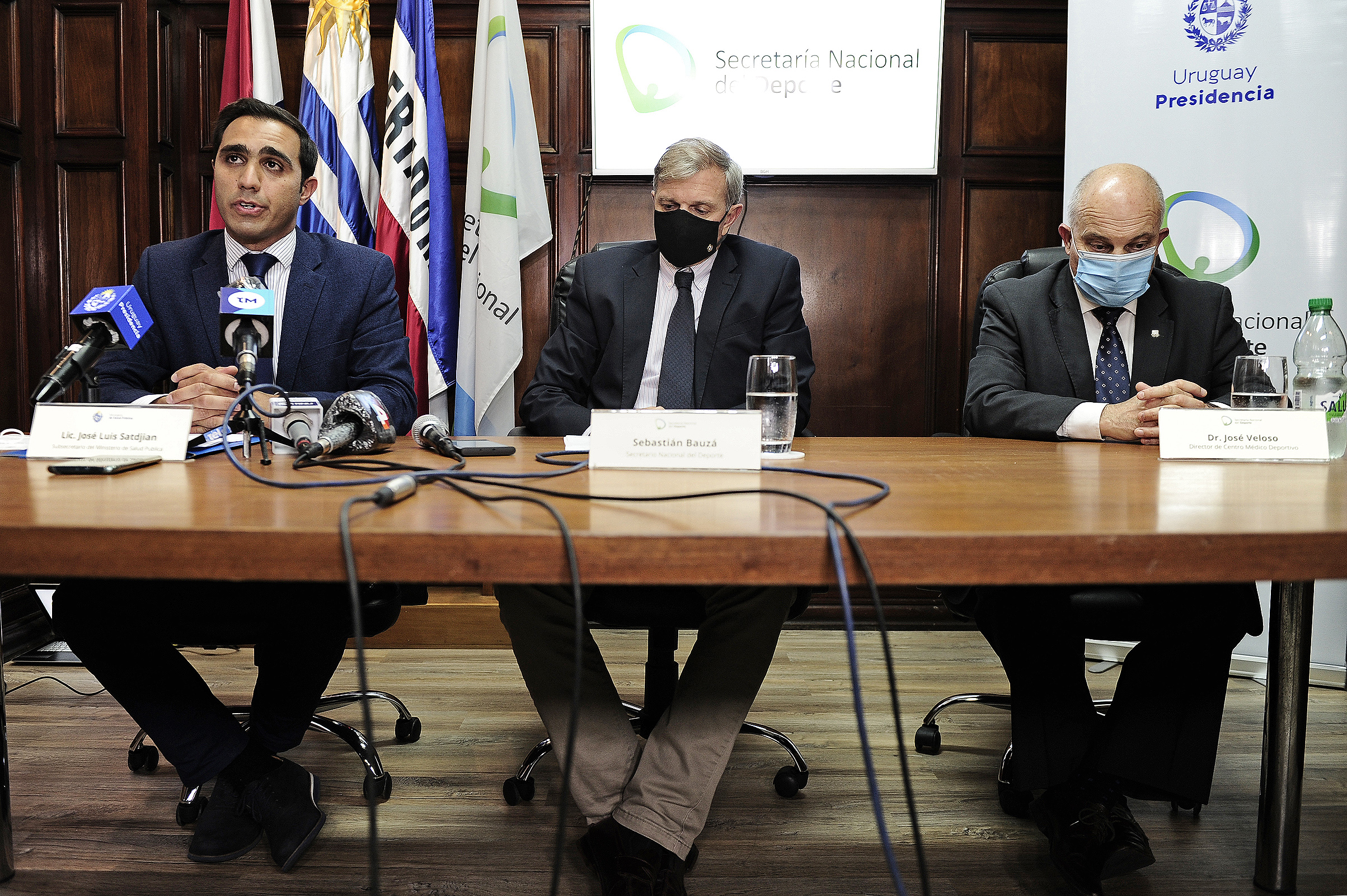 José Luis Satdjian, Sebastián Bauzá y José Veloso