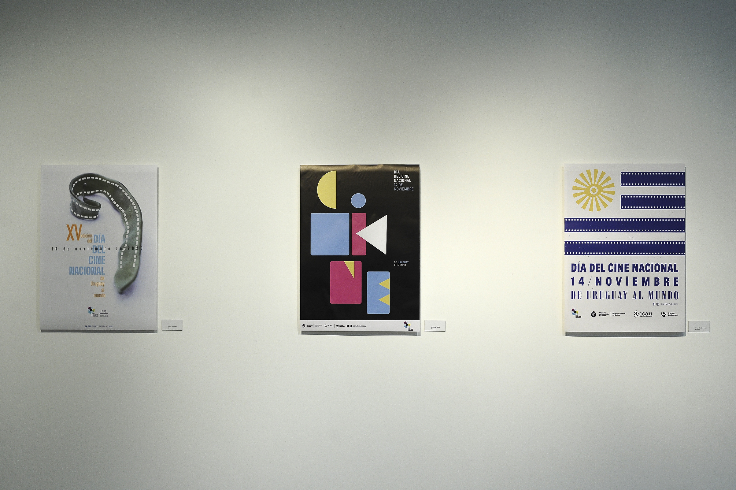 Exposición de afiches sobre el Día del Cine Nacional