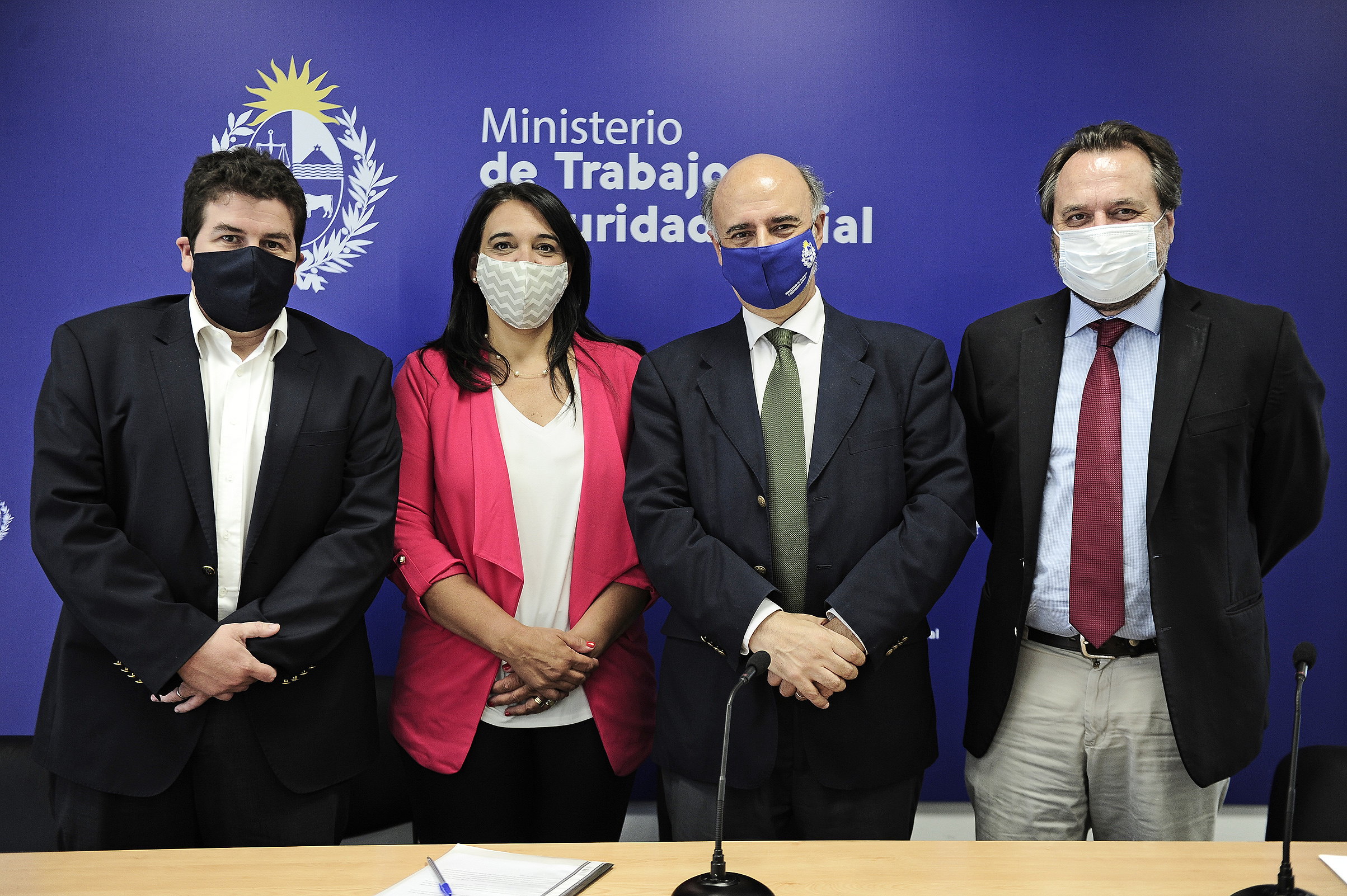 Martín Fernández, Carmen Sánchez, Pablo Mieres y Jaime Miller